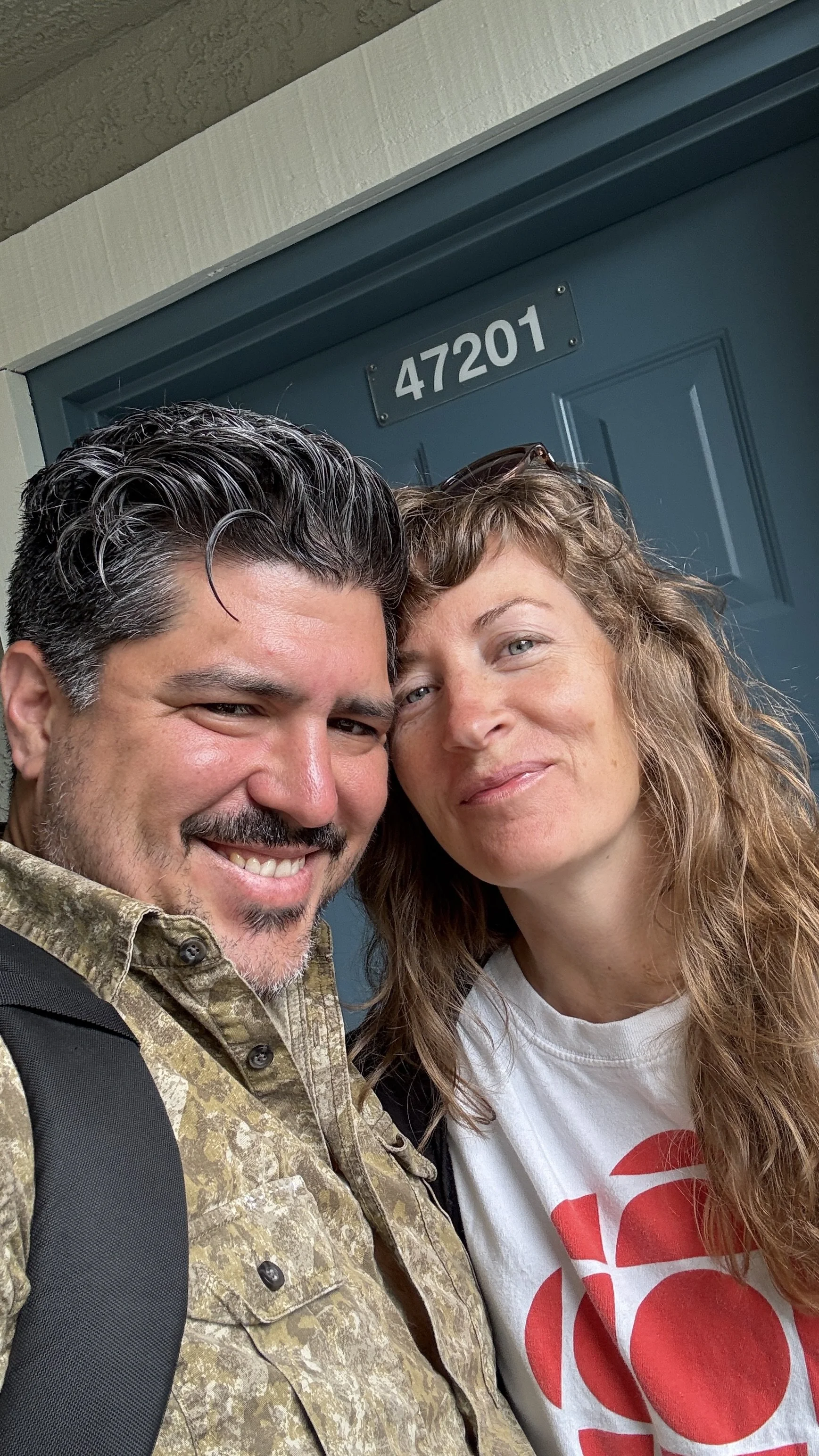 me & elyse on campus at the university of victoria for our residency, 2025.