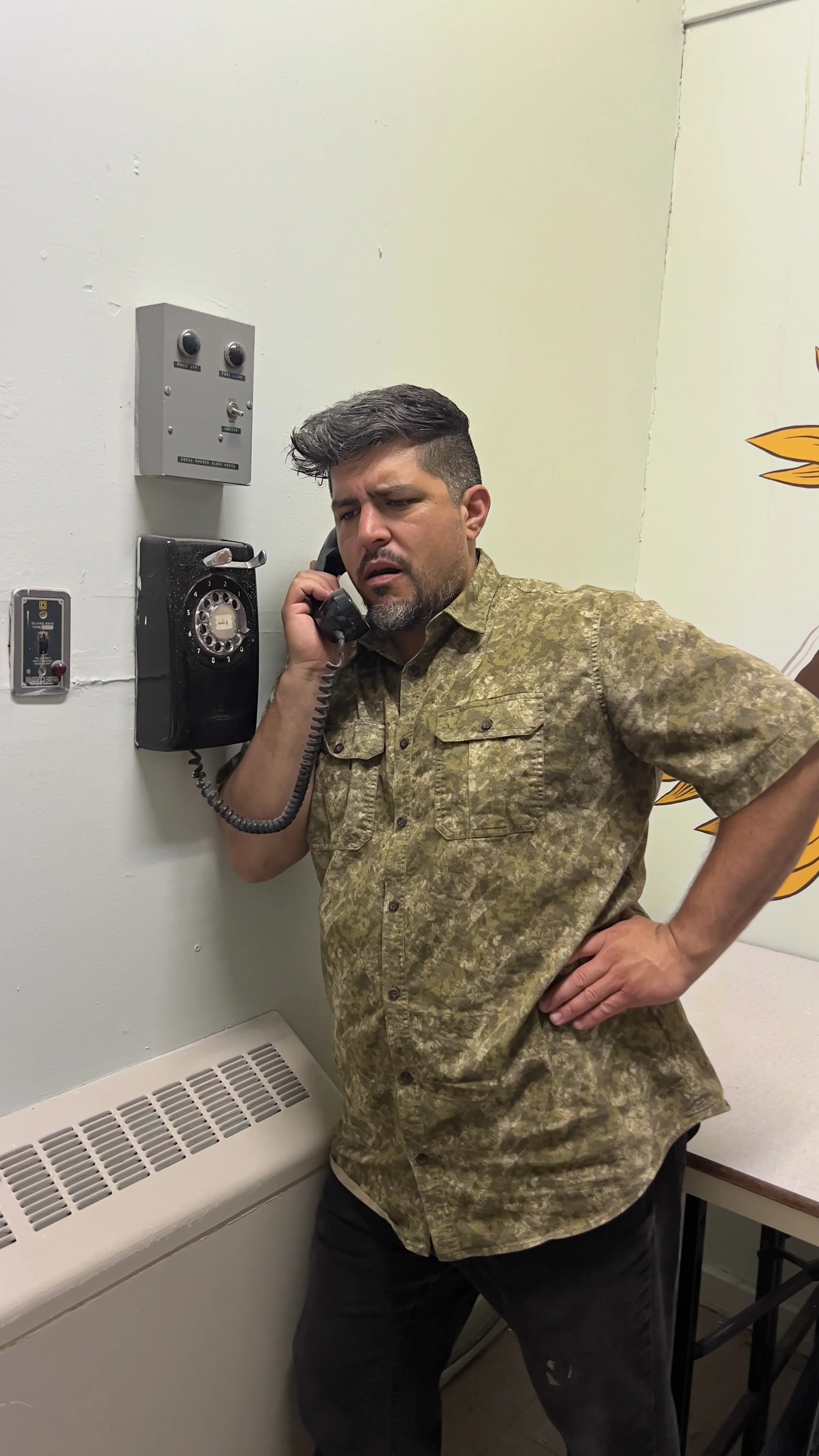 telephone call at gibraltar centre for the arts, 2024.