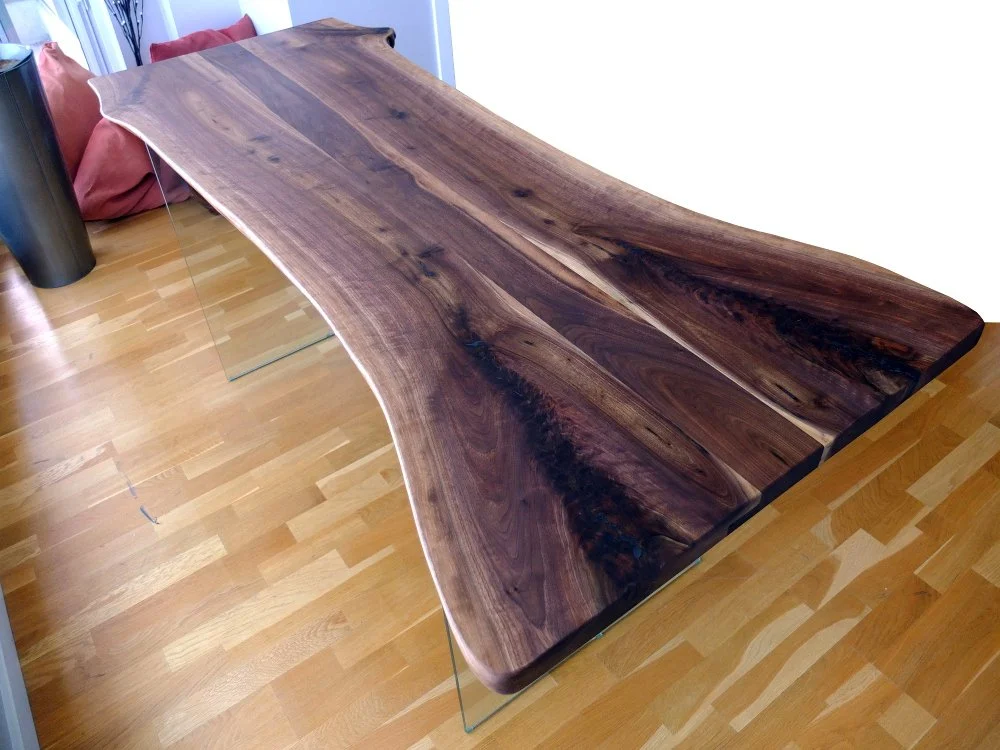 walnut live edge table