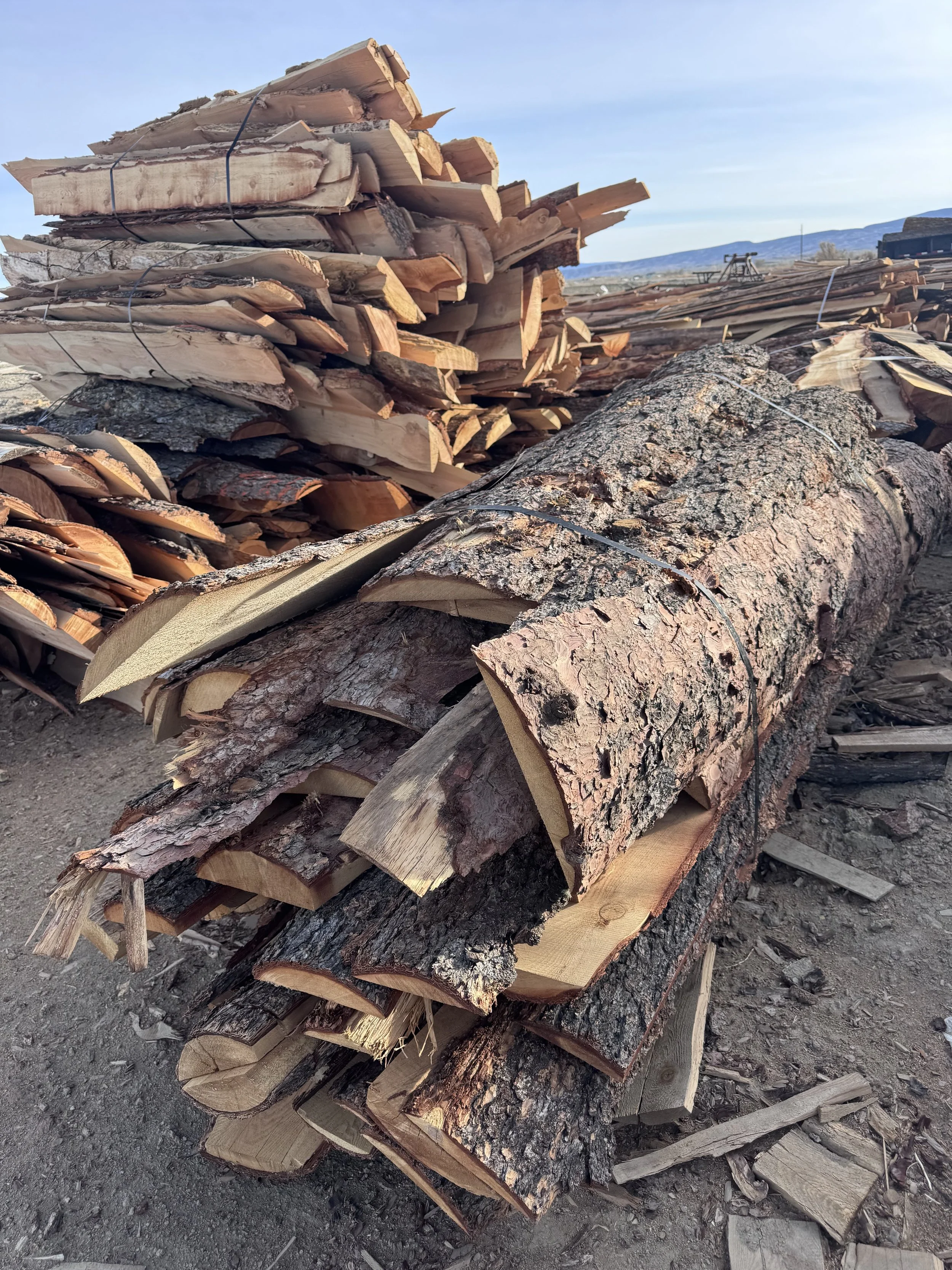 First cut firewood bundle