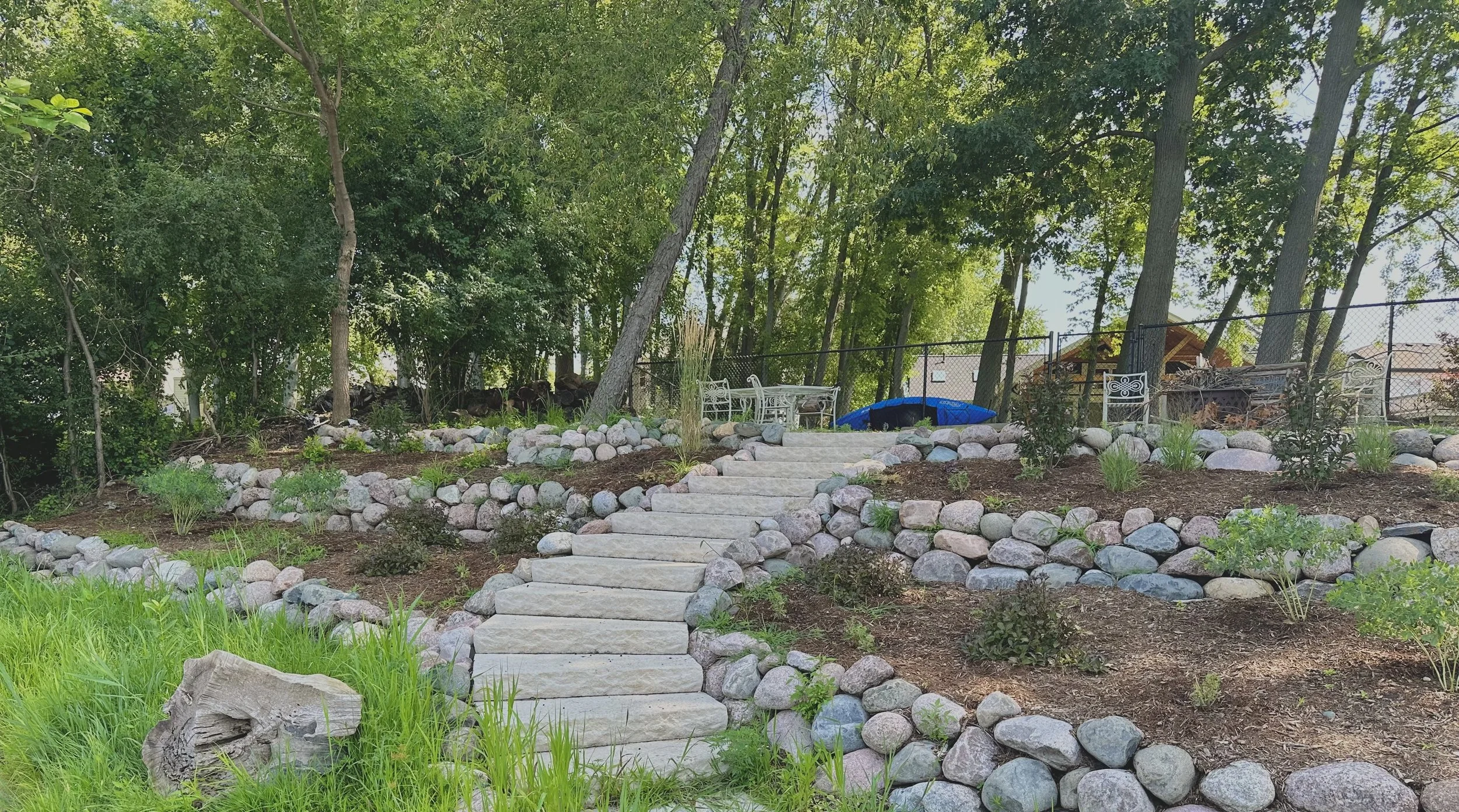 Tiered Perennial Planting Beds