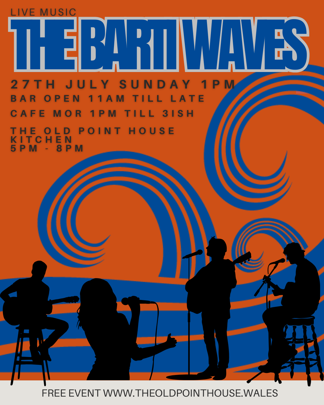 Live music with the Barti Waves