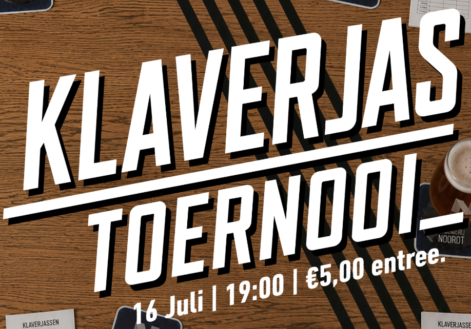 Klaverjas toernooi 16 juli 