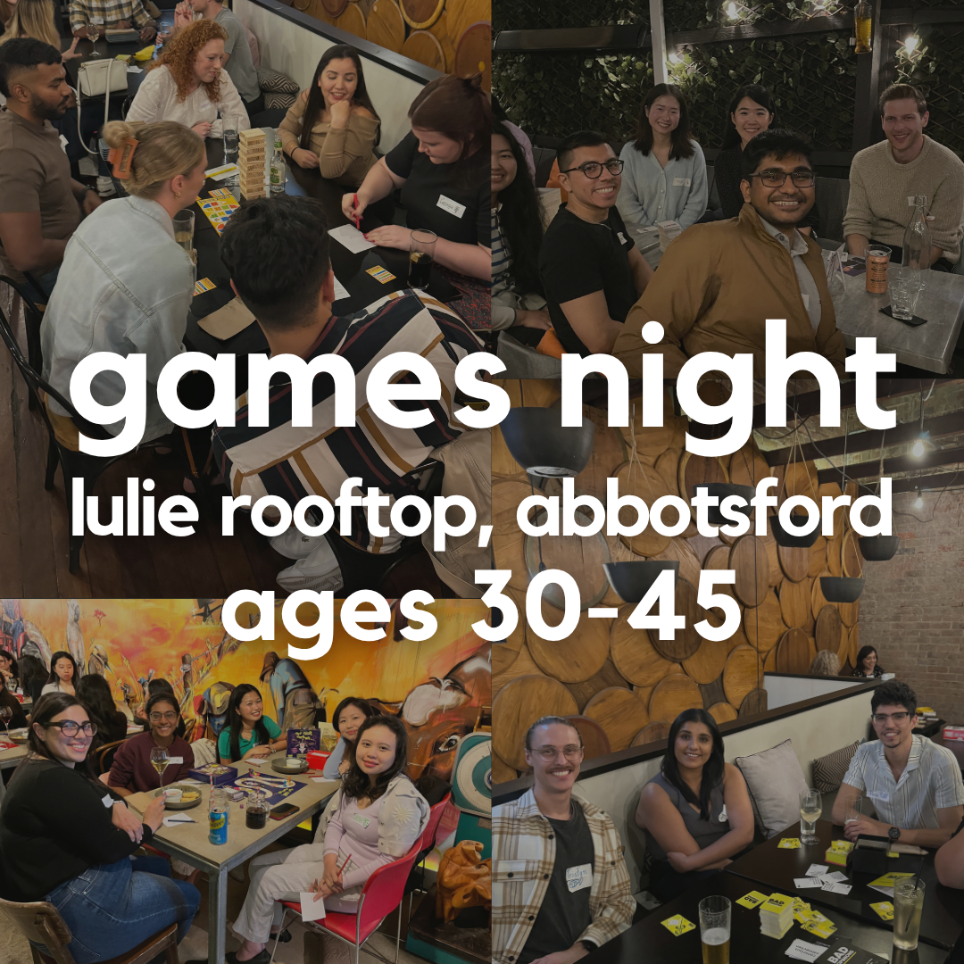 Games Night (ages 30-45)
