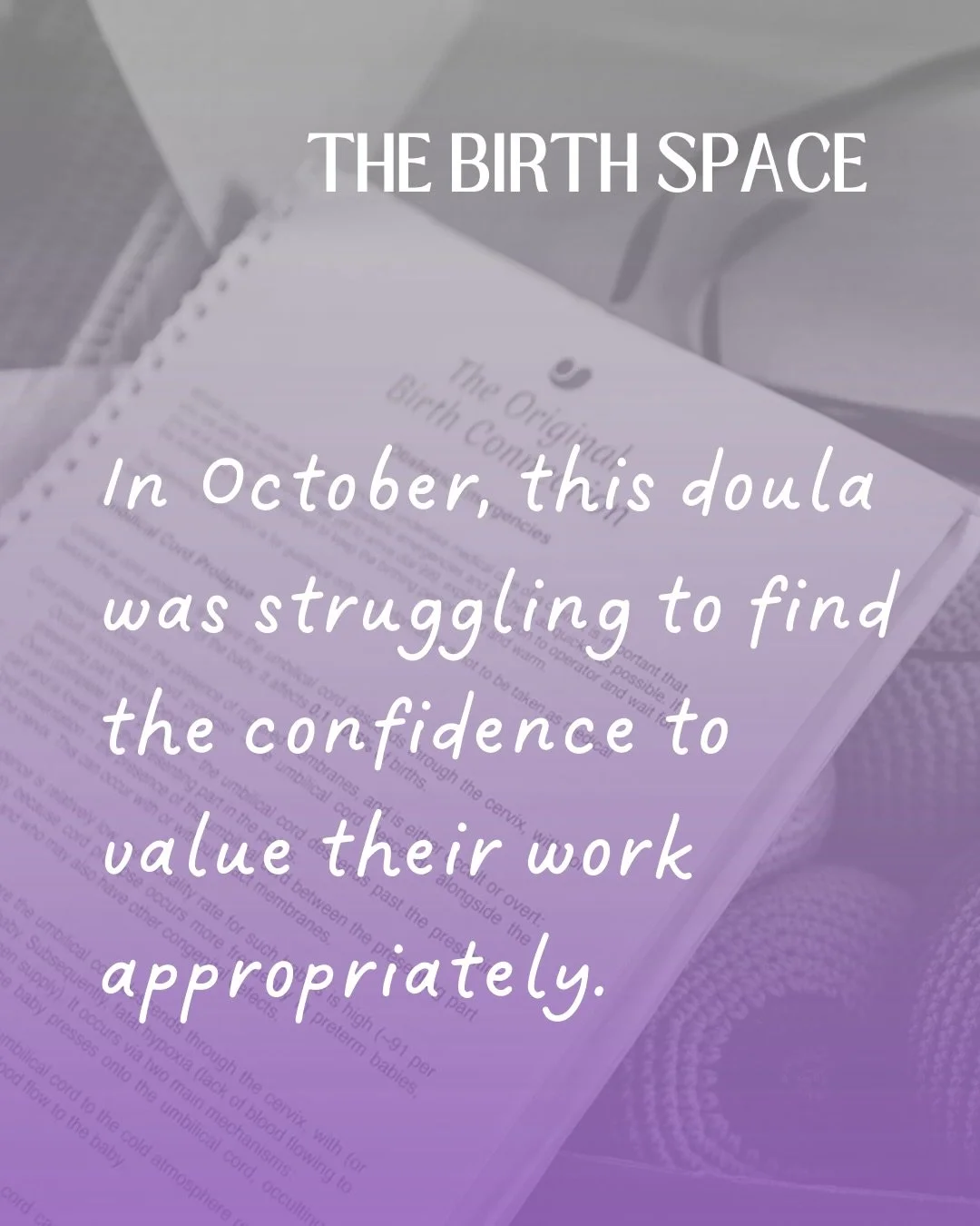 It&rsquo;s hard to explain what shifts when a doula stops trying to do this work alone.

Inside The Birth Space, something changes.

Confidence grows.
Community deepens.
Support becomes normal.

And the business side?

Clarity around pricing.
Boundar