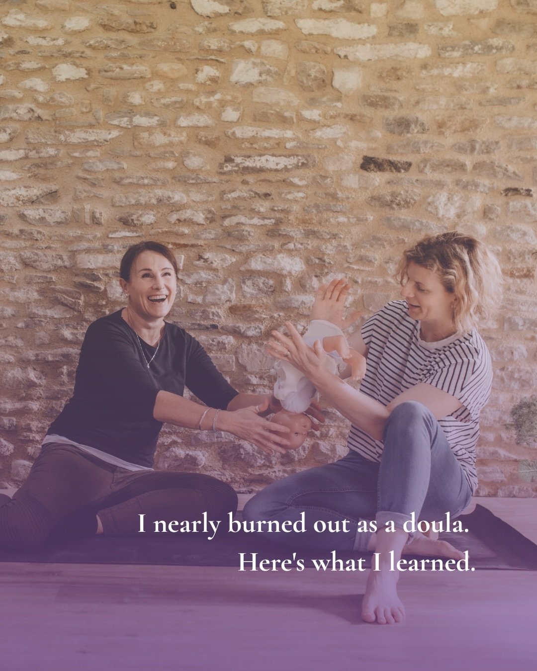 Recognising burnout is essential for doulas. We work so hard to hold space for so many that we need to ensure we&rsquo;re doing more than just &ldquo;filling our cup.&rdquo; 

@worldbirthworkerweek 

What lessons have you learned?