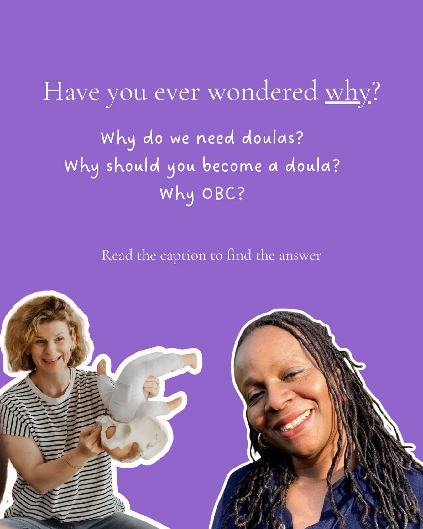 Have you ever wondered&hellip;

✨ Why do doulas matter so much?
✨ Why are more people feeling called to this work?
✨ And why do people choose OBC for their doula training?

We&rsquo;re going LIVE with @kemibirthjoyjohnson to talk all things doulas, b