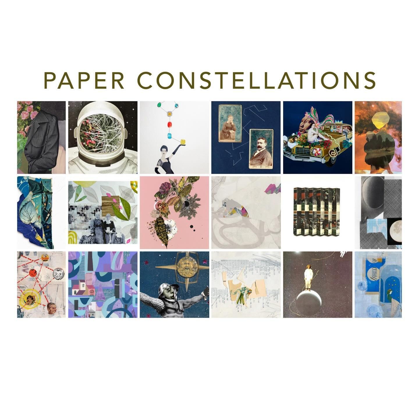 I&rsquo;m proud to have my collage &ldquo;Fond Memory&rdquo; appear as one of the 18 collages in the @wildercollage online exhibit, &ldquo;Paper Constellations.&rdquo; The exhibit is in honor of World Collage Day coming up this weekend and will run f