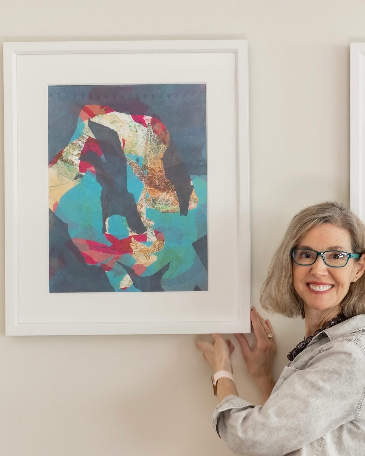 What a thrill to learn that @broadwaygallery has sold my monotype &ldquo;Adventure Pants&rdquo; and the large giclee print of &ldquo;Graphite Slurry&rdquo; that was expertly created by @oldtowneditions 
I&rsquo;m so grateful to have these excellent i