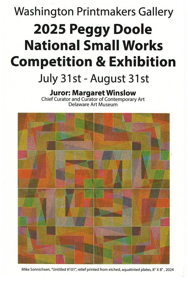 Thrilled to be accepted into this print exhibition!