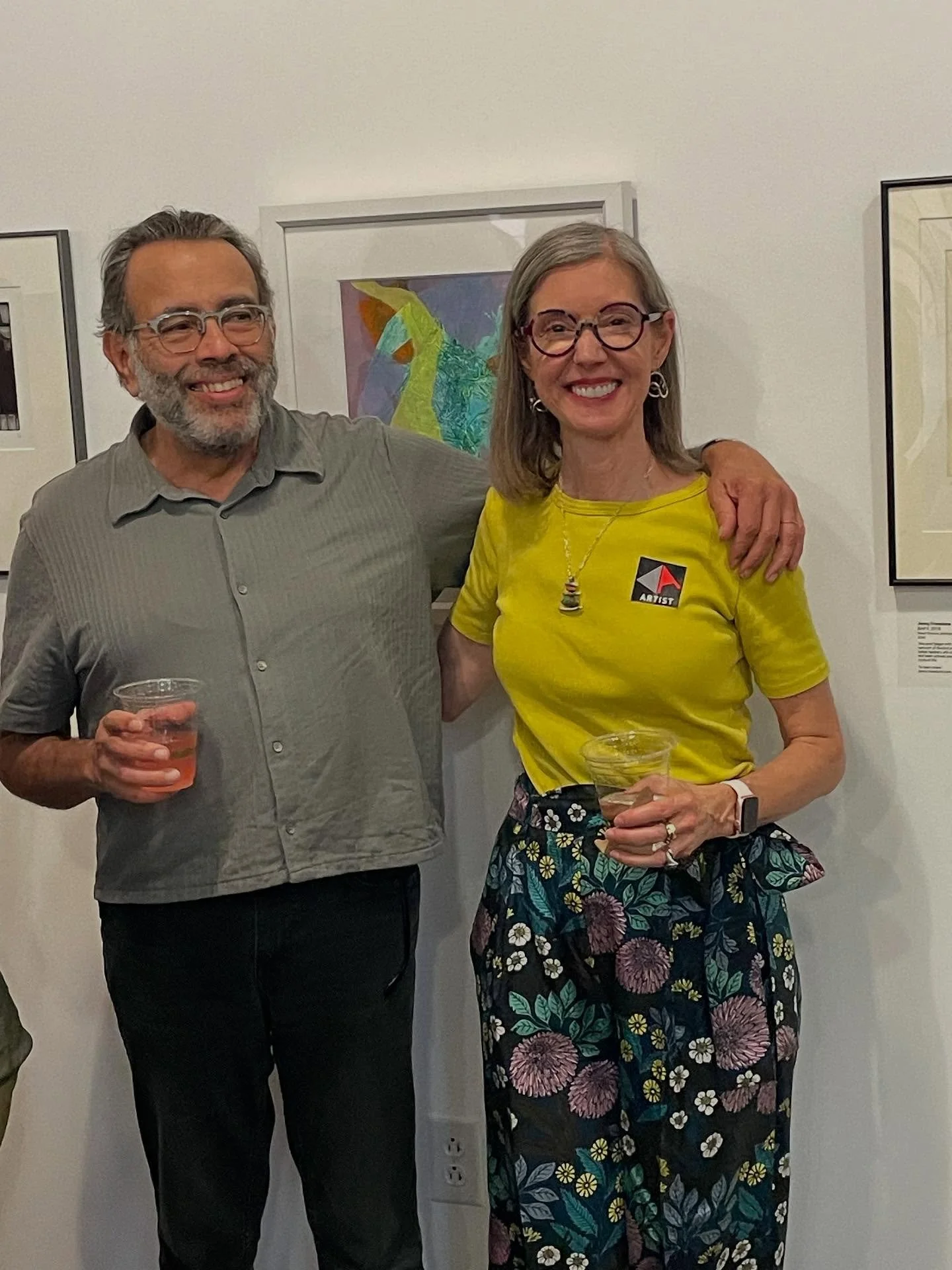 I had such a great time at the opening reception of &ldquo;Women Artists of the DMV&rdquo; at Pyramid Atlantic Art Center last night! I&rsquo;m so grateful to @lennycampello for his inspiration and tireless work in creating this groundbreaking event 