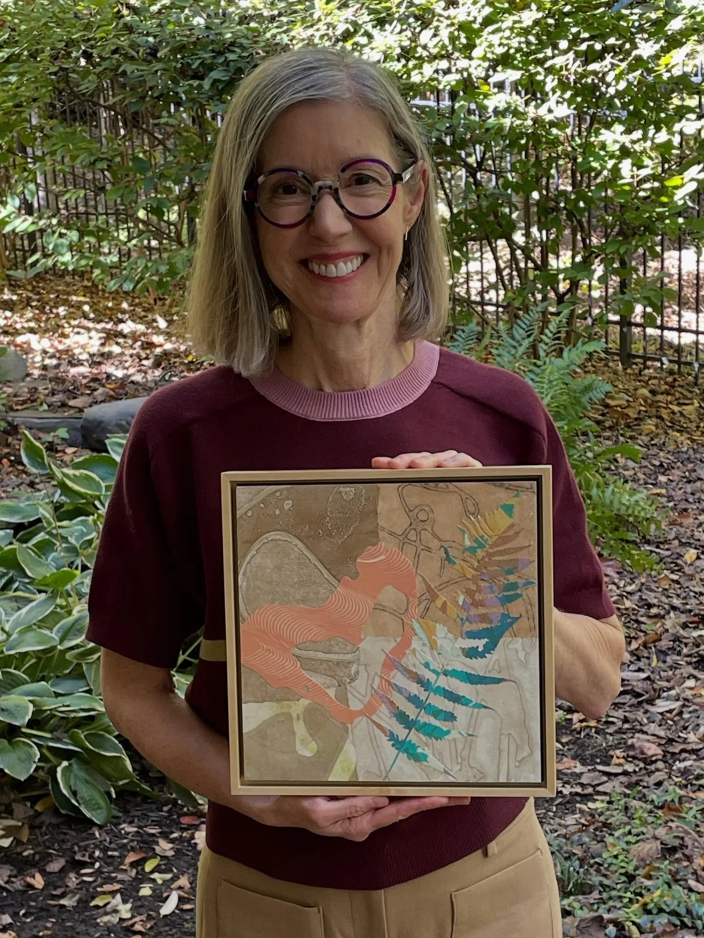 These small works bring warmth and abstract botanicals just as we&rsquo;re facing winter! They make a great holiday gift, too. They are available @broadwaygallery and you can contact them or me if you&rsquo;re interested in buying one or a grouping.
