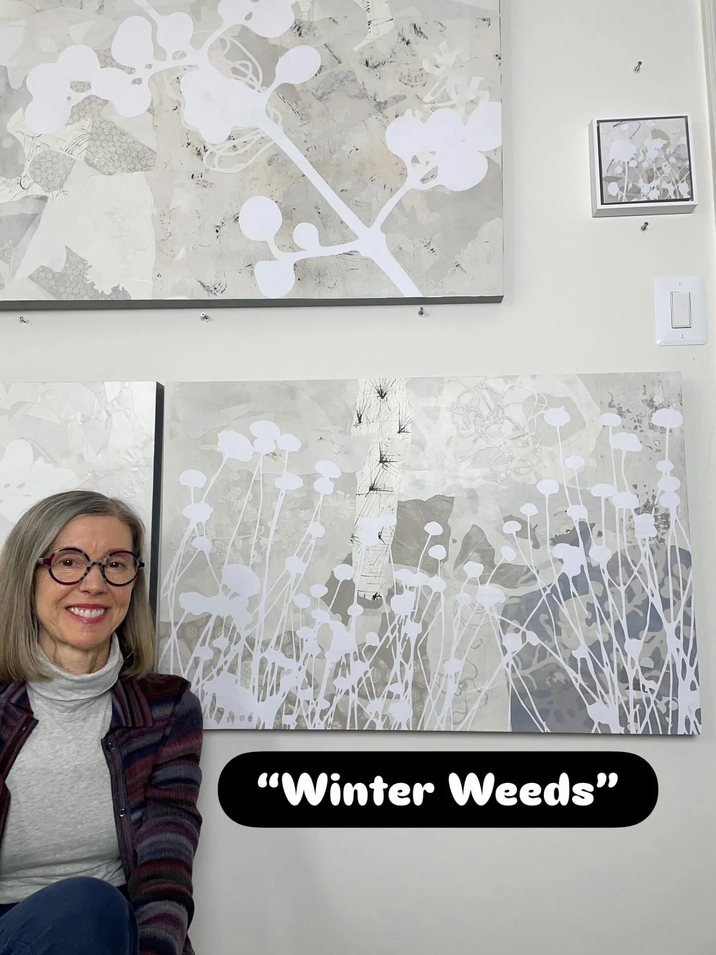 I&rsquo;m happy that winter is on its way out, but the one thing I&rsquo;ll miss about it is the abundance of beautiful dried weeds and flowers. 😍 The good news? I also love fresh green weeds, which are on their way to inspire me!

This 24&rdquo;x36