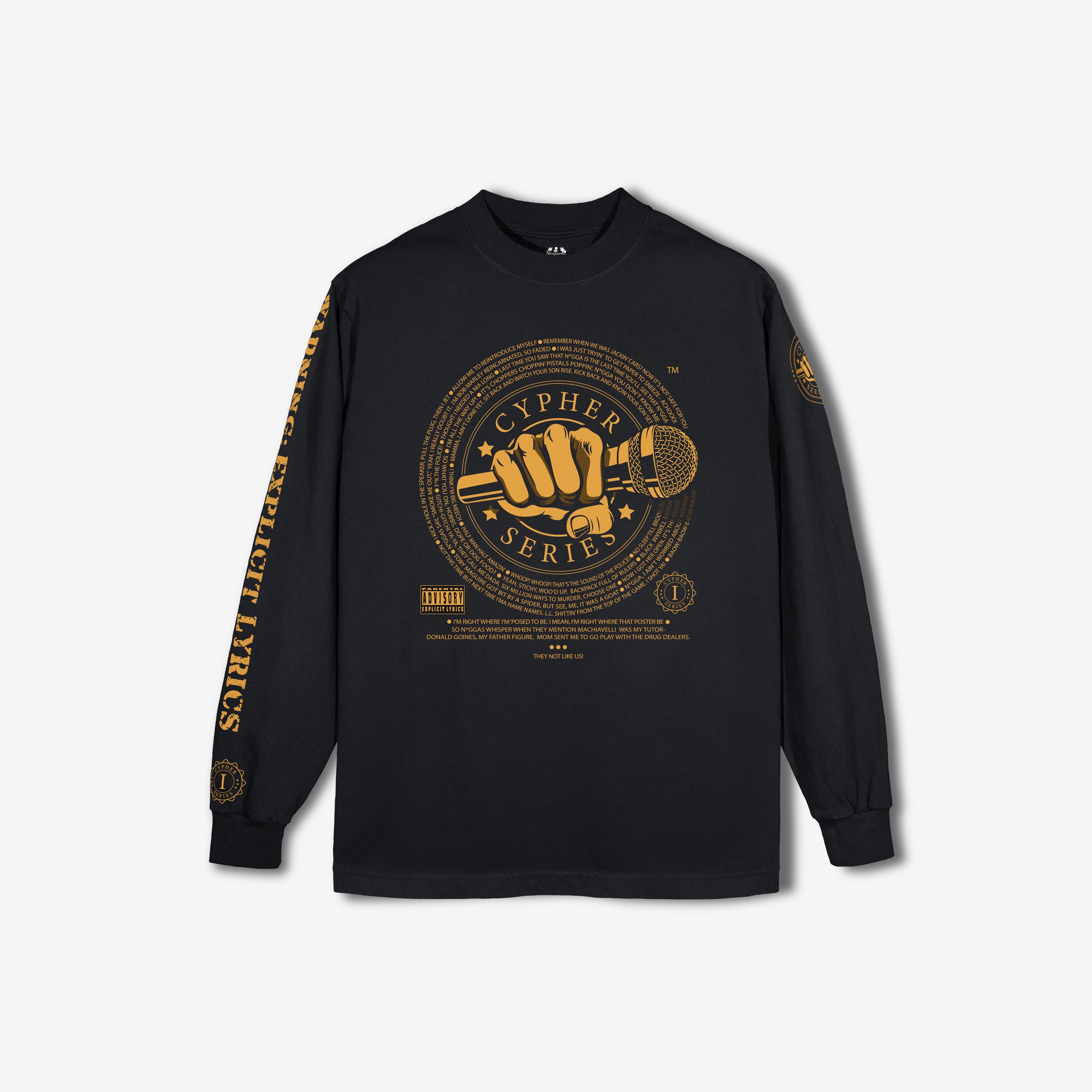 CYPHER SERIES: 16 Bars. Long Sleeve Tee.  - For Pre-Order.
