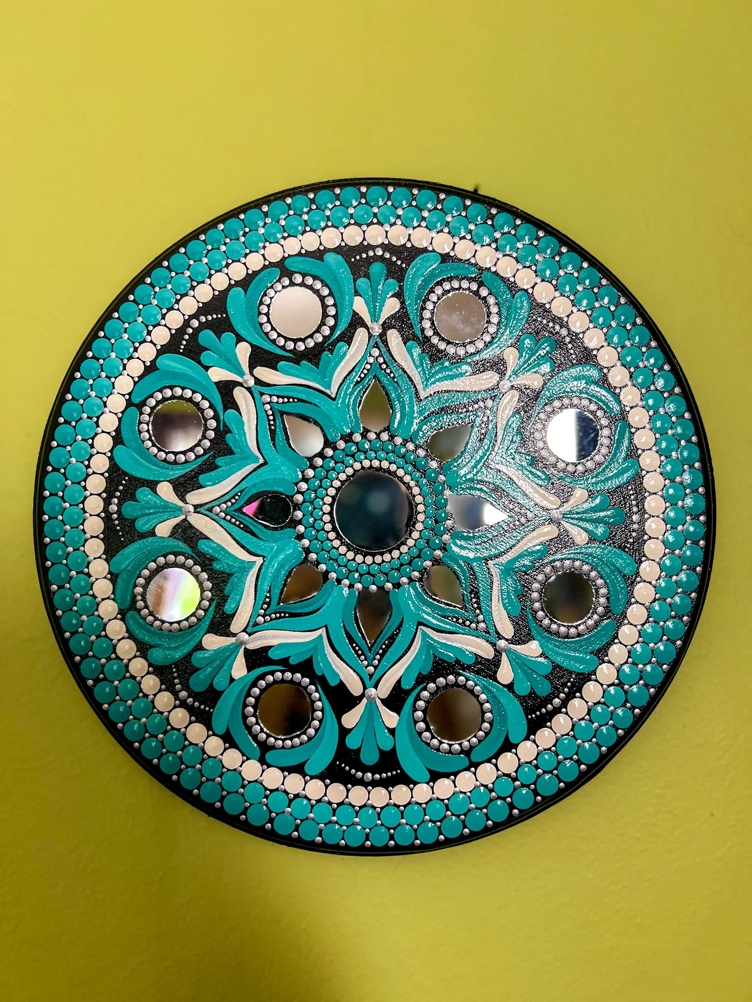 Hand painted Mandala