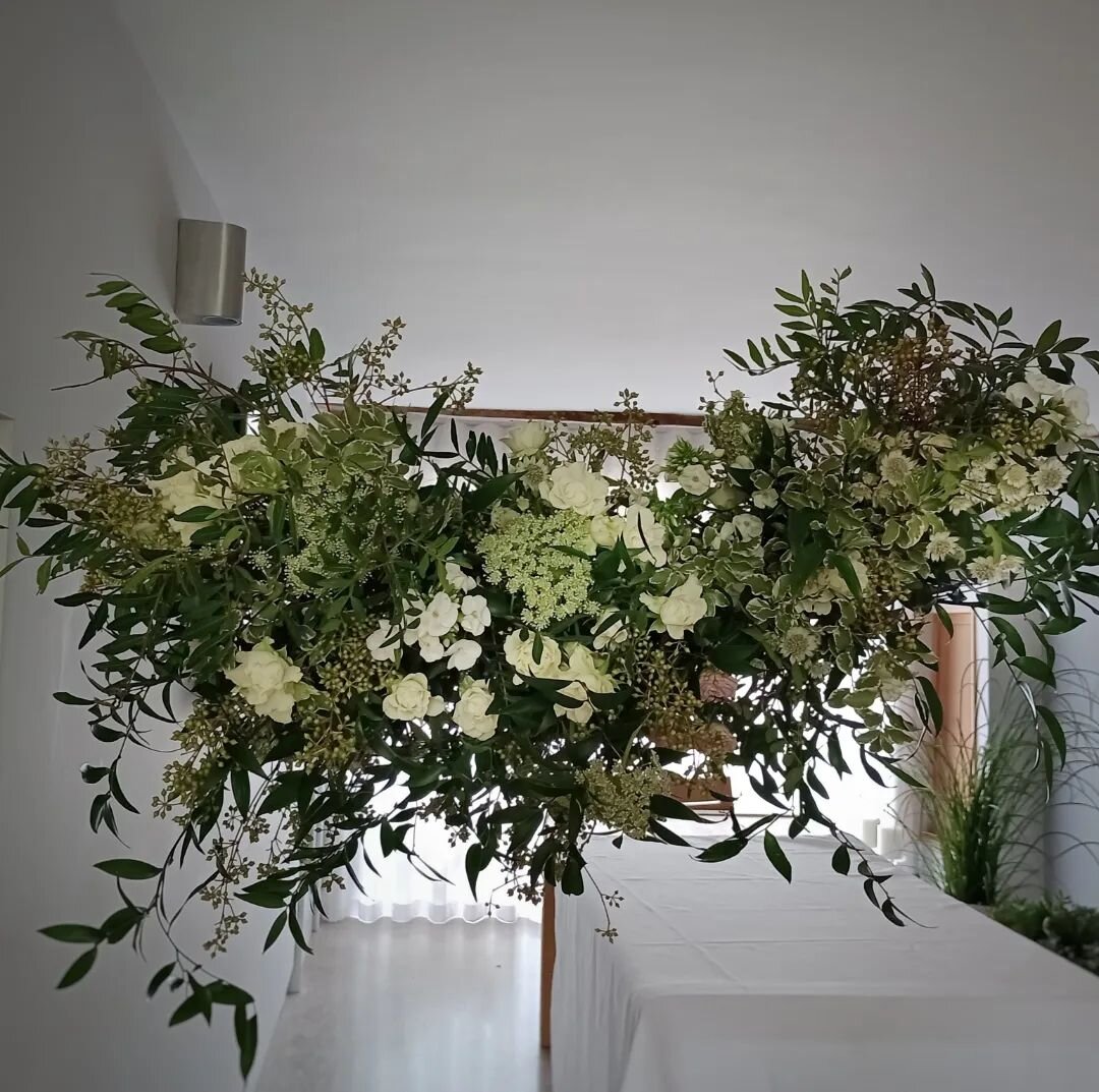 Flower cloud 🌿

Chicken wire, fishing wire, a few flowers and greenery 🌿

#floraledit #sustainablefloristry #nofloralfoam #settleflorist #northyorkshireflorist #hangingfloralinstallation #flowercloud