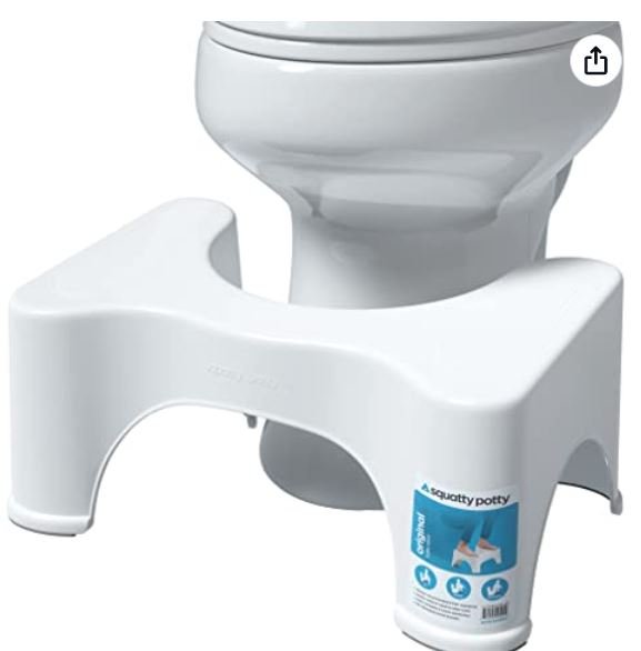 Child potty training seat placed around a toilet for toilet training.