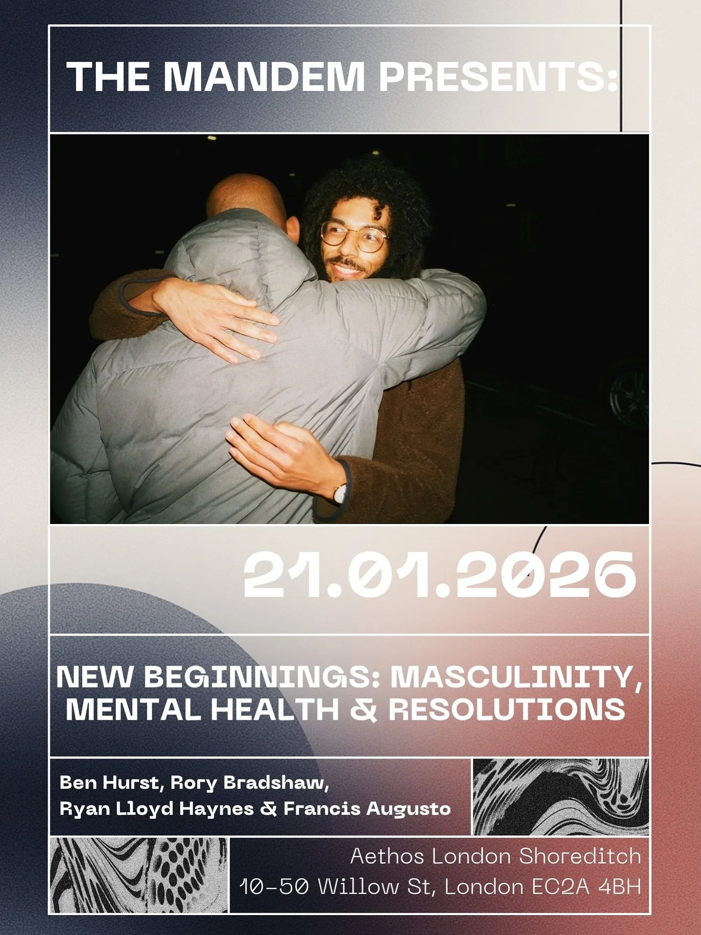 It&rsquo;s January. Resolutions are being created and broken. Change is happening. Pressure&rsquo;s building. So let&rsquo;s talk about what starting over looks and feels like.

So happy to bringing together @therealbenhurst, @rorybradshaw__, @ryanll