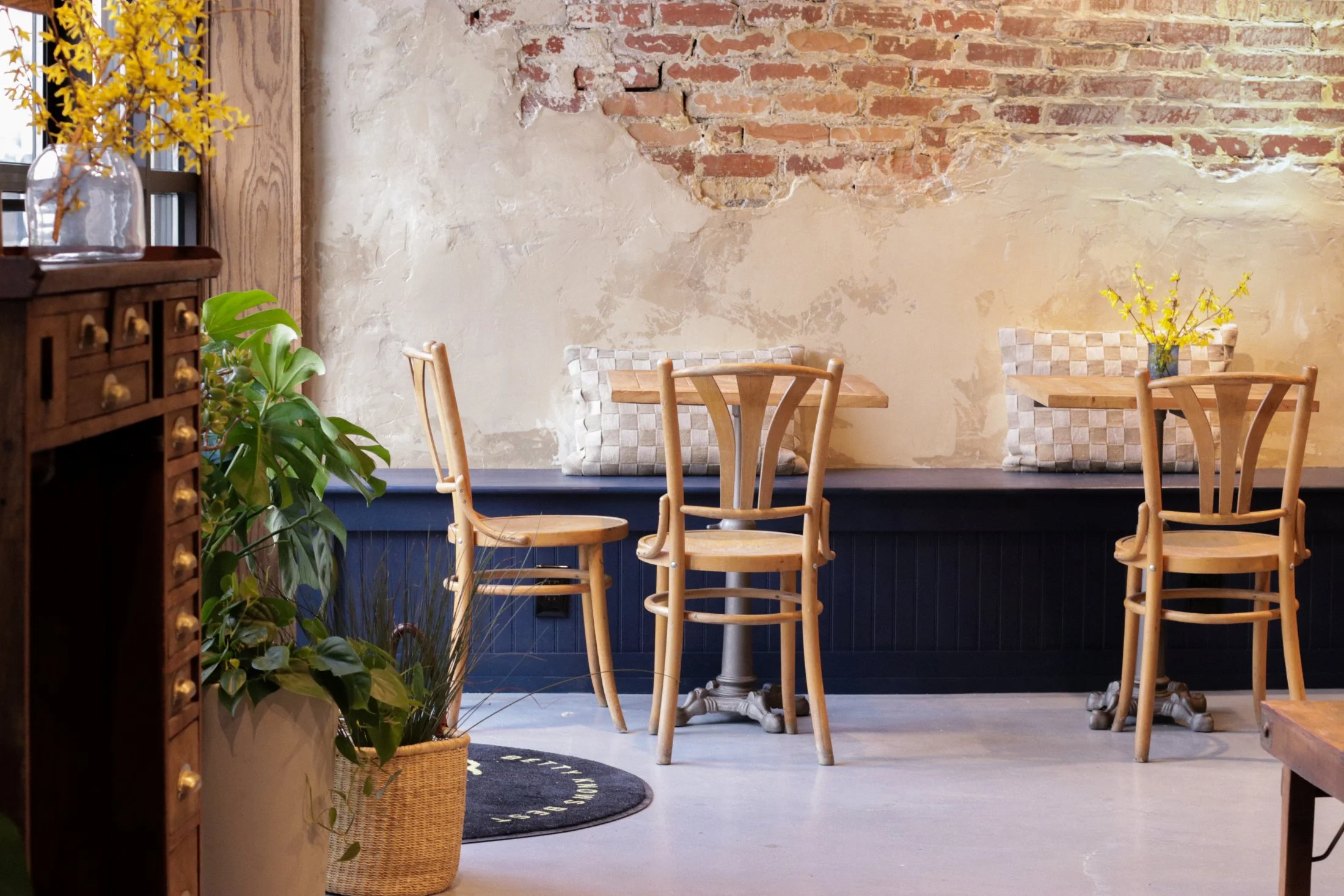 Design concept, floor plans, furniture, finishes ,lighting sourcing, wall refinishing.