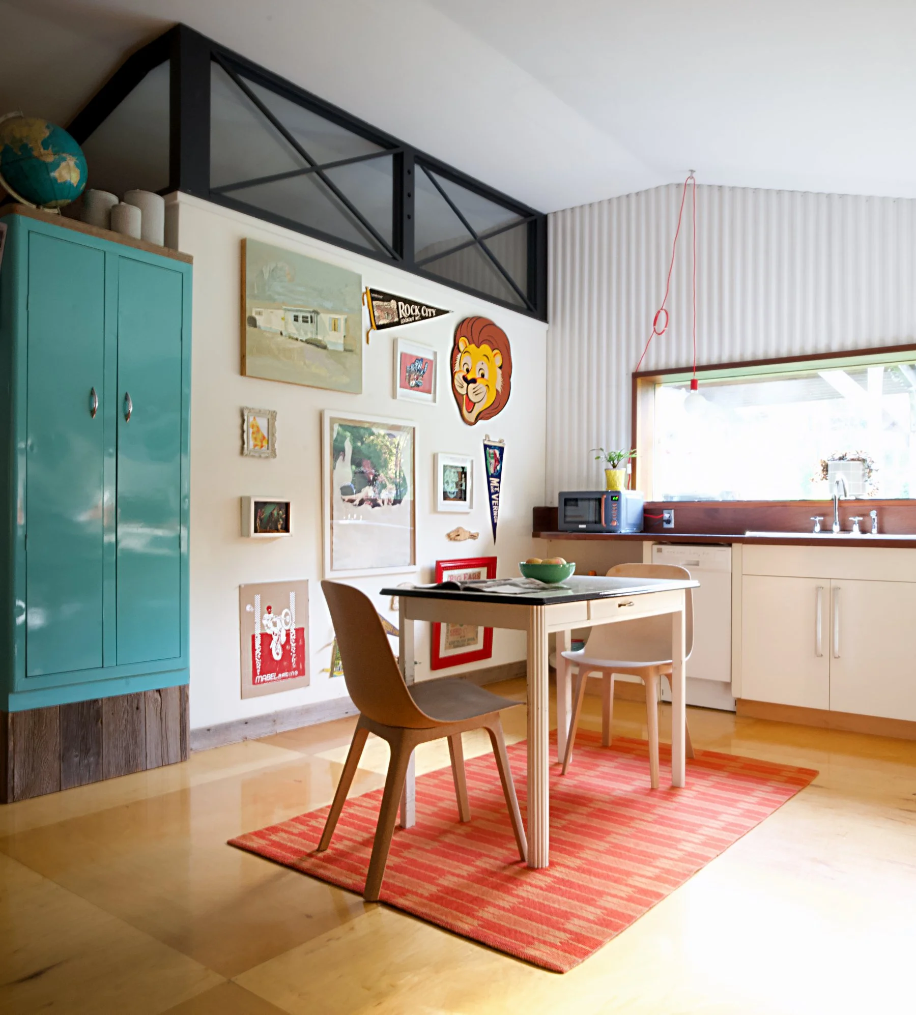 Kitchen with Gallery Wall Retro Modern.jpg