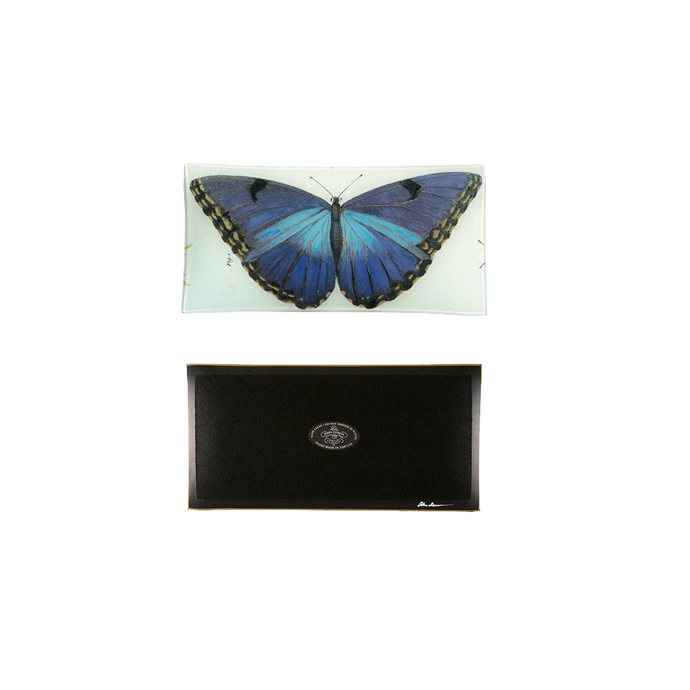 Blue Butterfly Tray