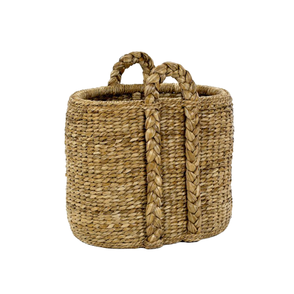 Oval Sweater Weave Hearth Basket