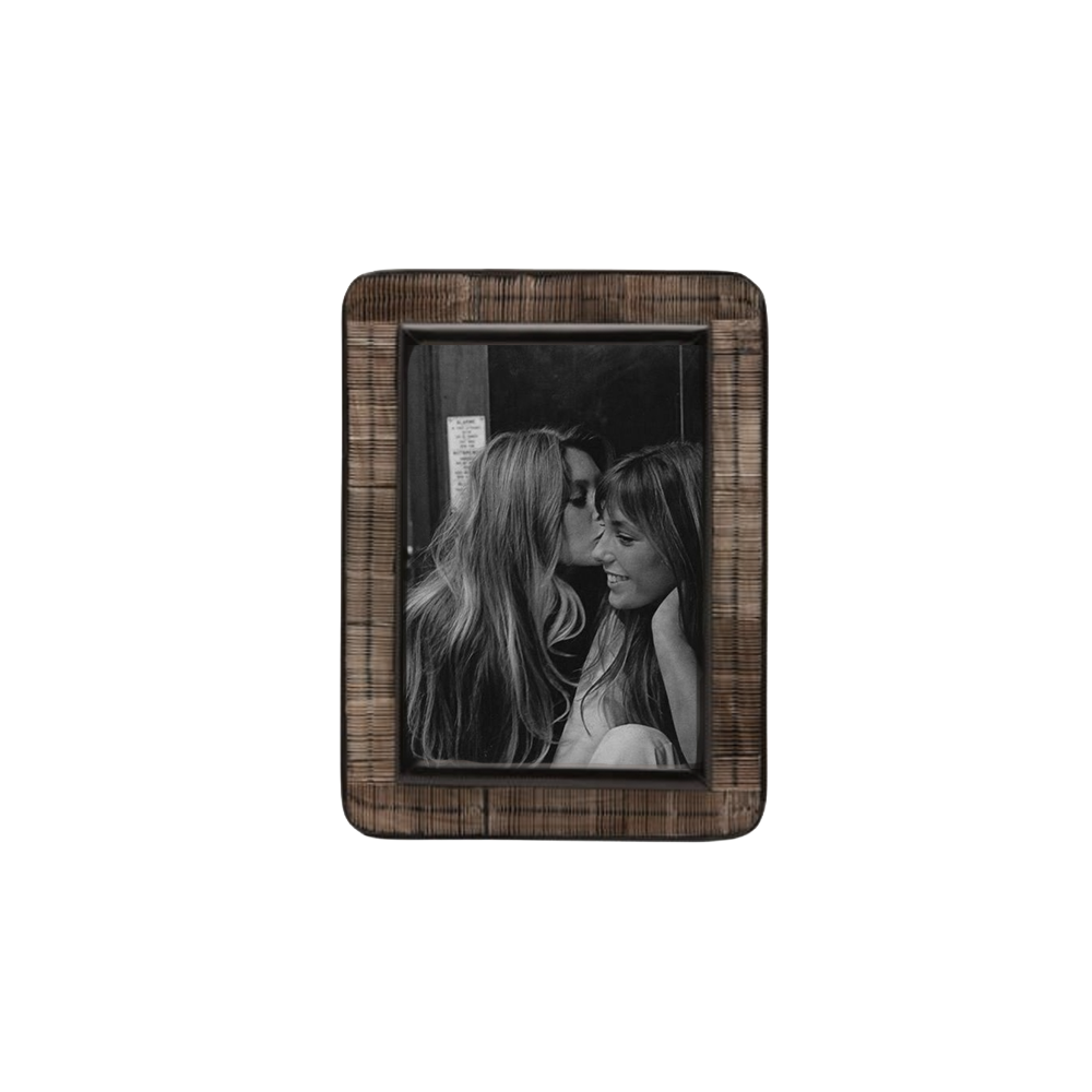 Rauma Dark Chiseled Horn Frame