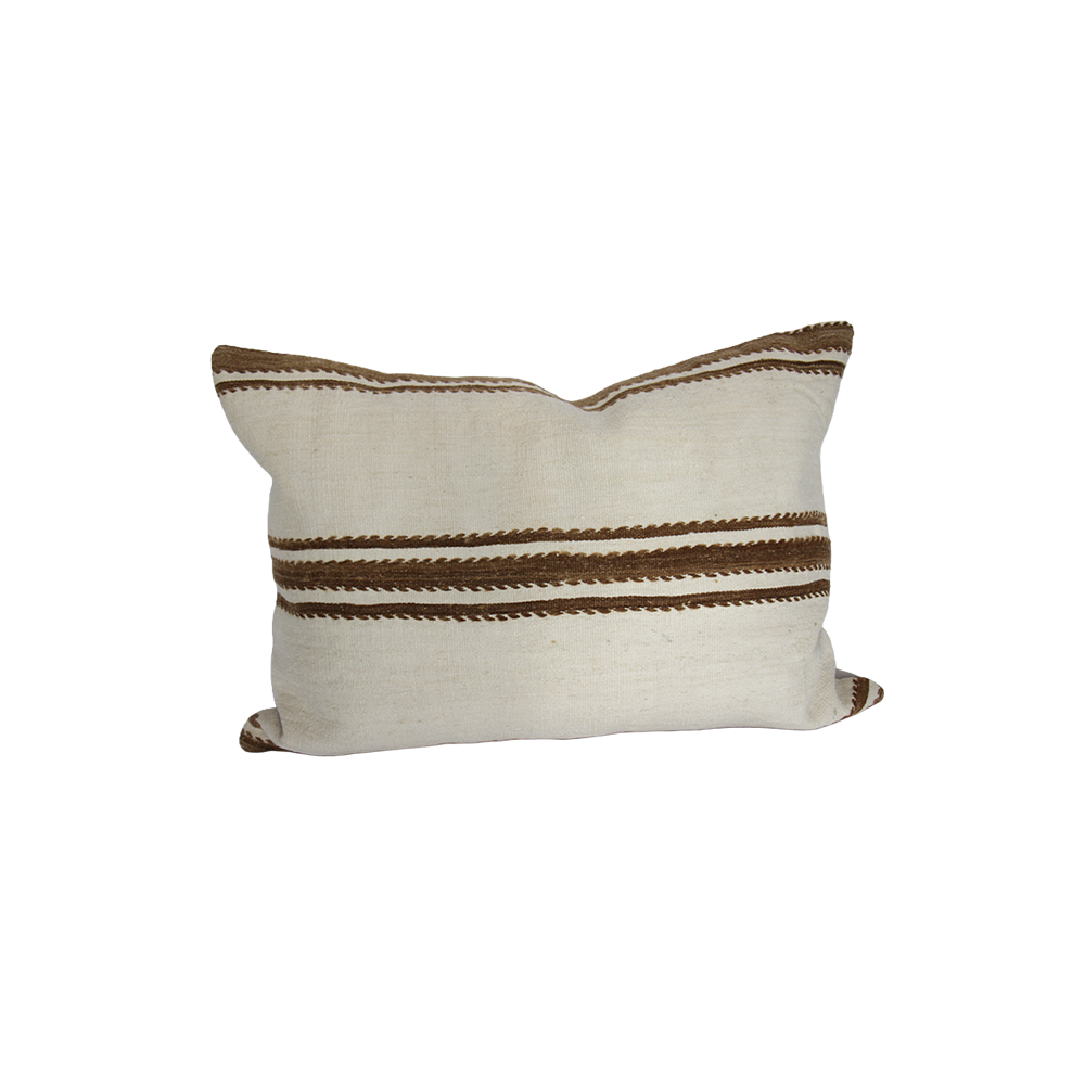 Striped Carpet Pillow 20 x 27