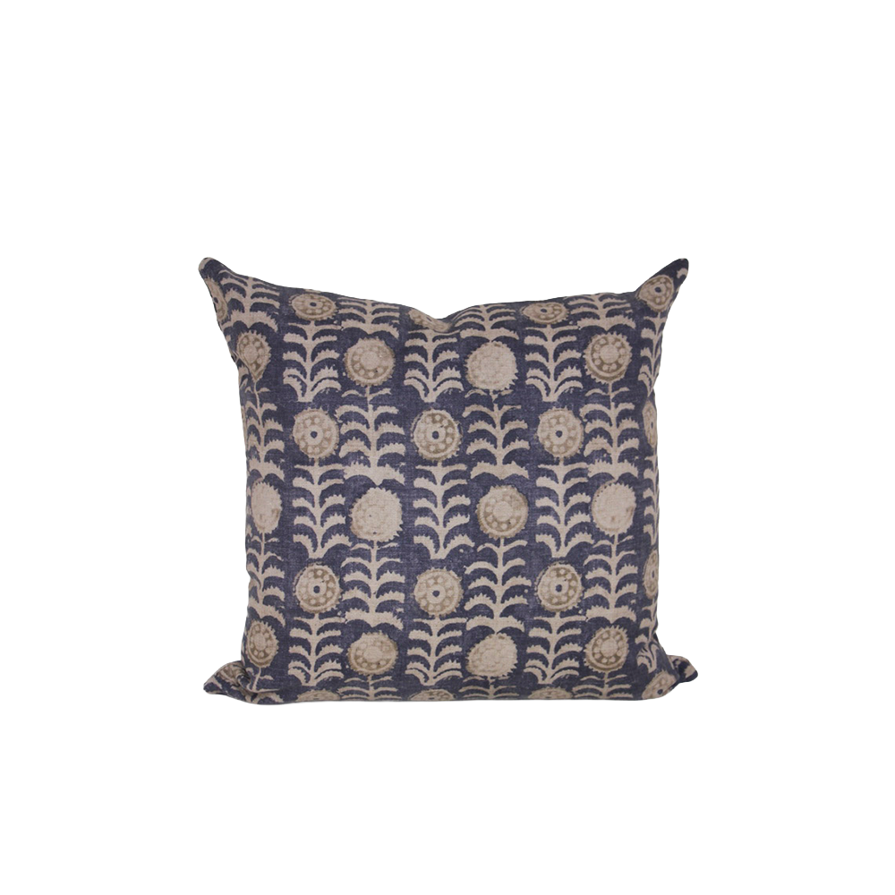 Tansy Pillow in Indigo