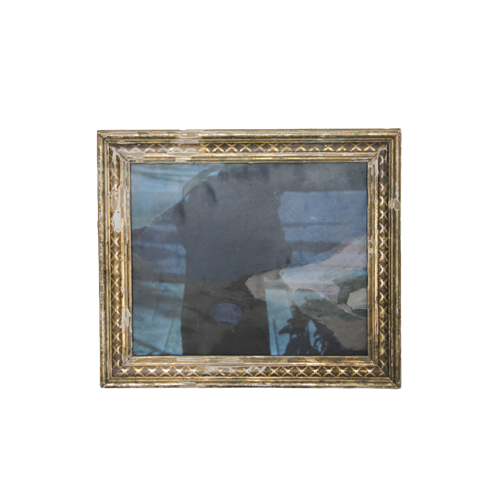 Teal & Blue Abstracted Landscape