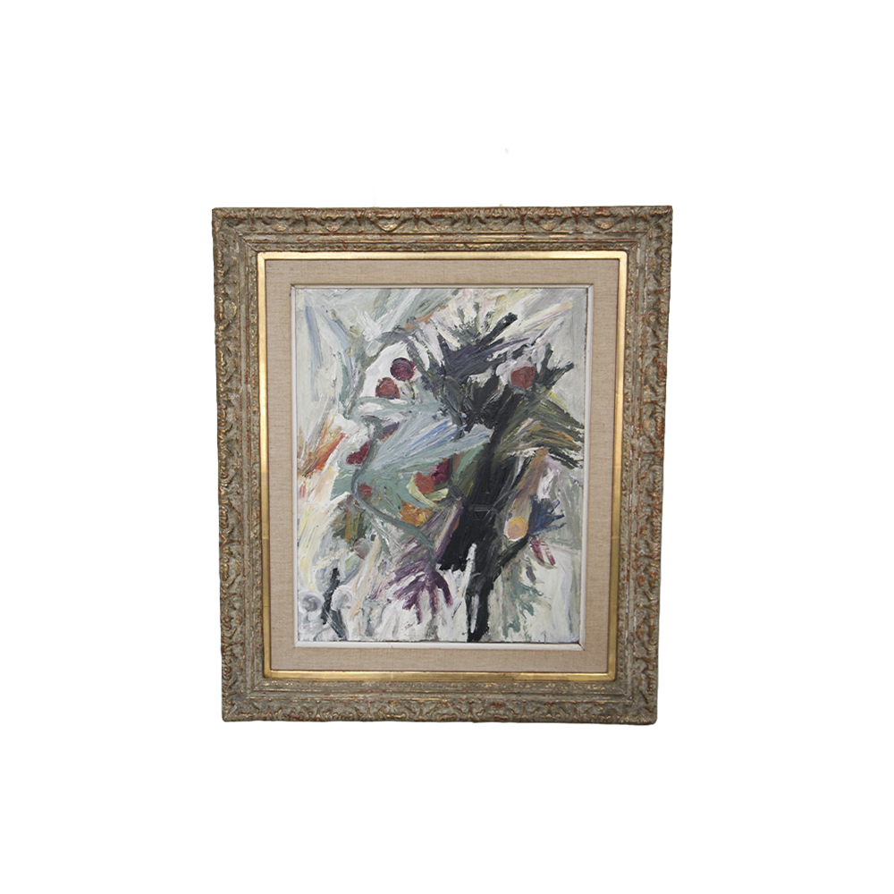 Abstracted Mid-Century Still Life Painting