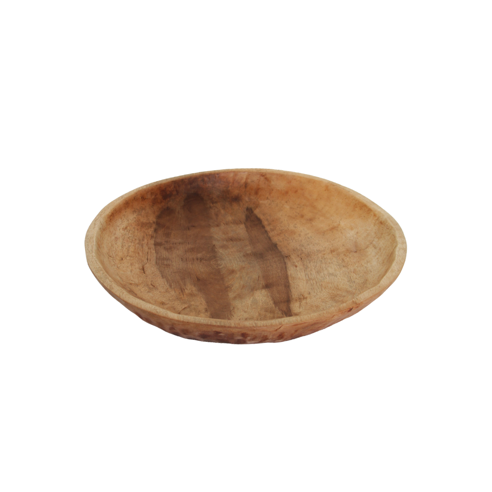 Extra Large Hand-Carved Serving Bowl