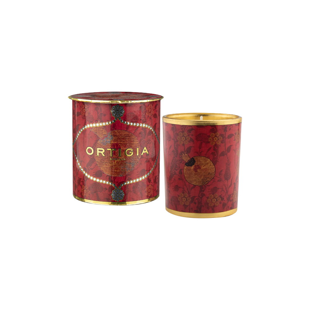 Decorated Candle in Melograno