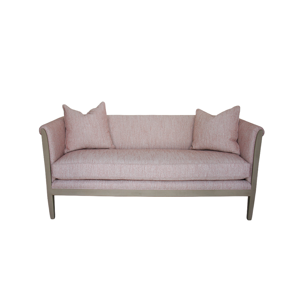 Gilbert Loveseat in Travers Oakly Fabric