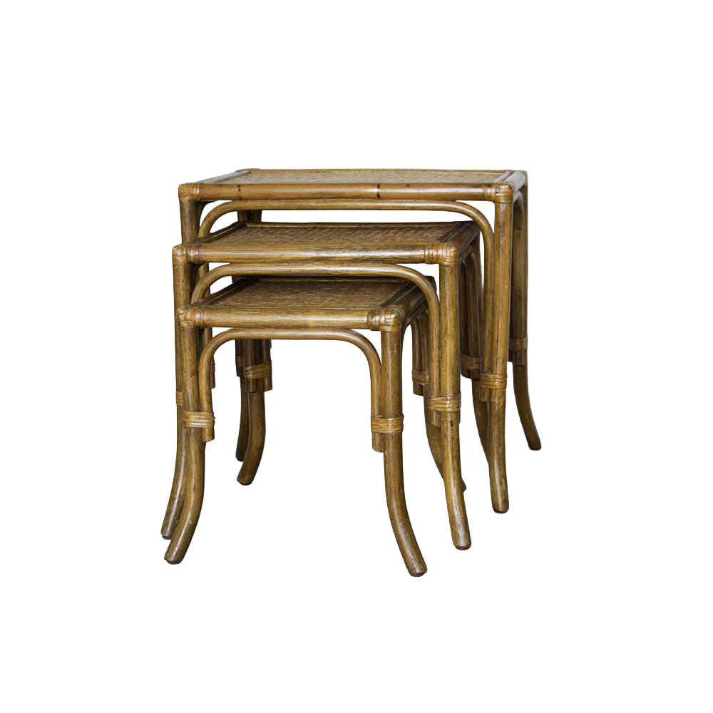 Rattan Nesting Tables