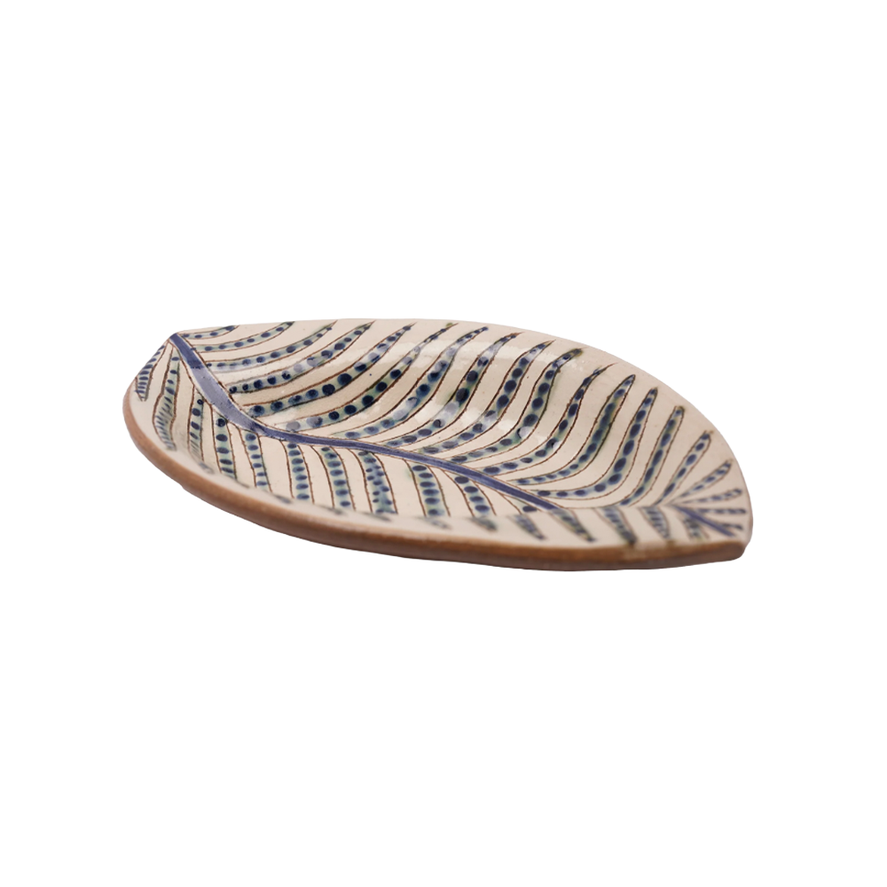 Fronds Ceramic Plate