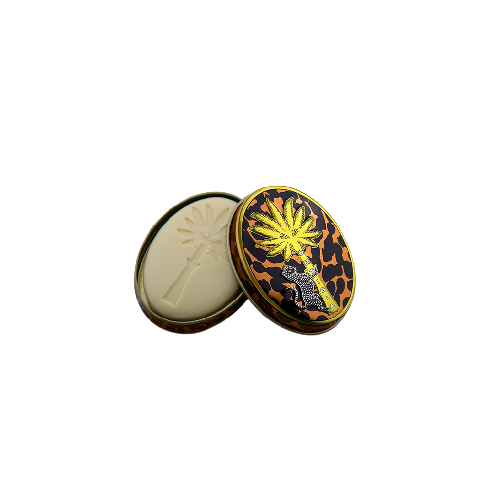 Soap in Tin - Ambra Nera