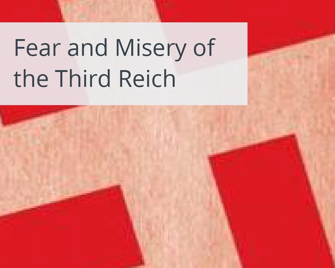 A review of Theatre Right now's interpretation of Bertolt Brecht's Fear and Misery of the Third Reich