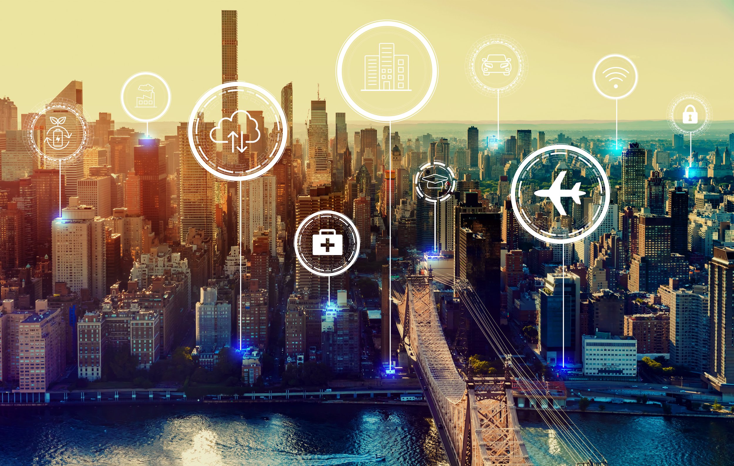 Image of a city skyline
