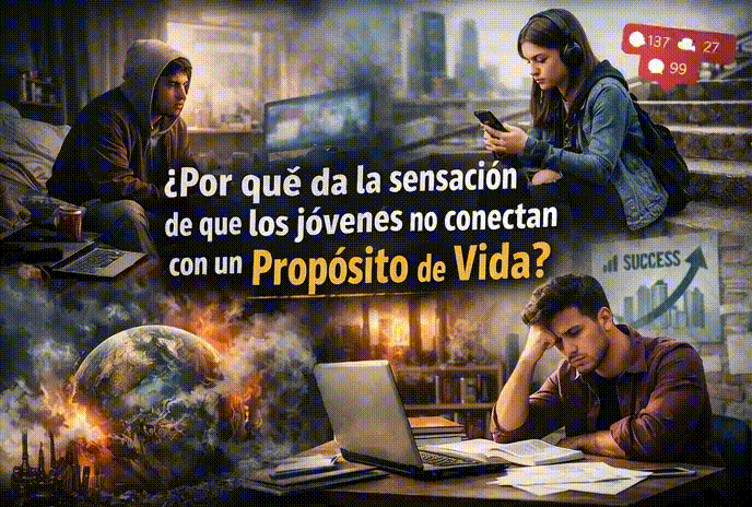 ¿Por qué da la sensación de que los jóvenes no conectan con un Propósito de Vida?