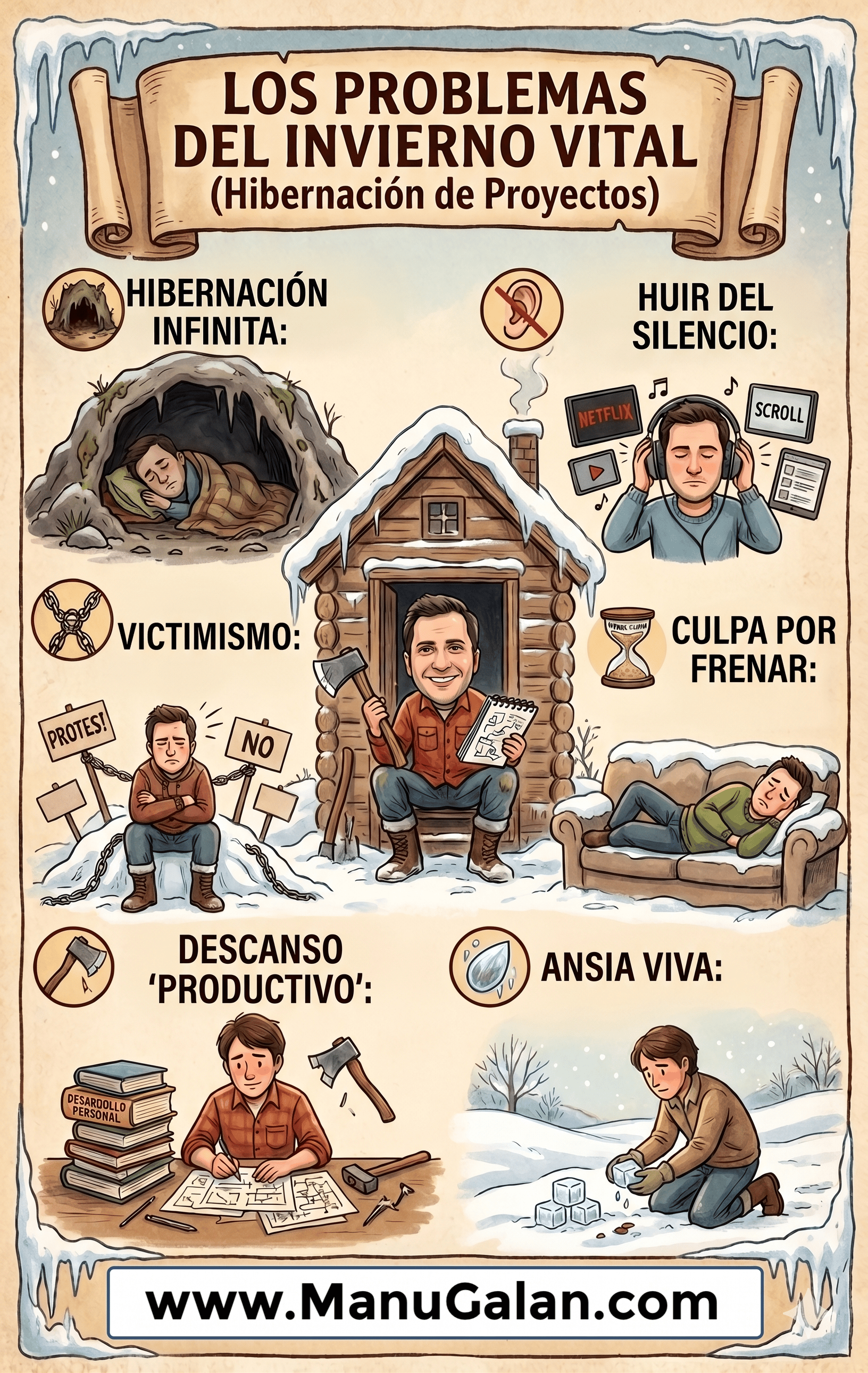 El invierno de los Proyectos Vitales, cierre hacia el Sentido de Vida