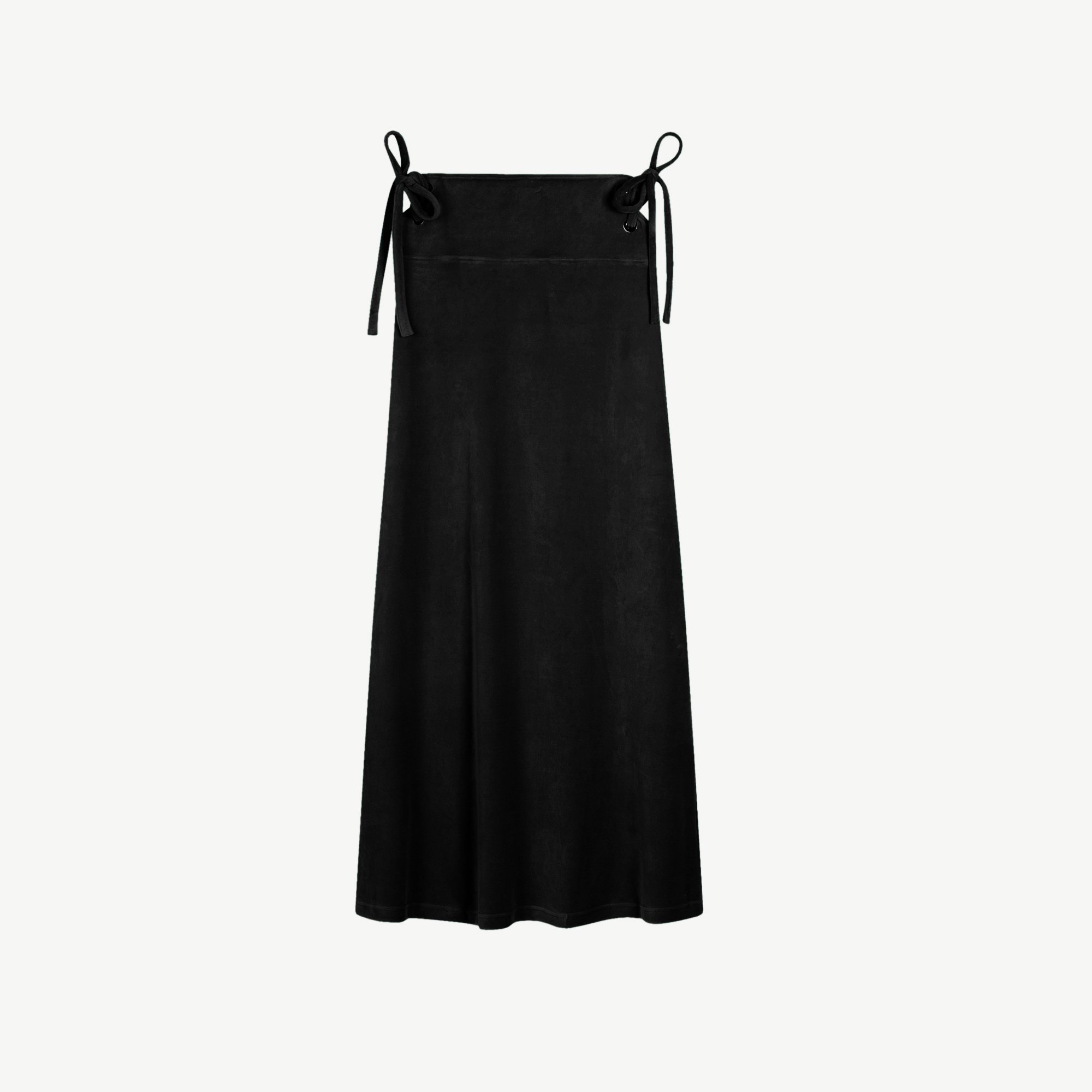 Robe Bianca Velours Eponge Noir