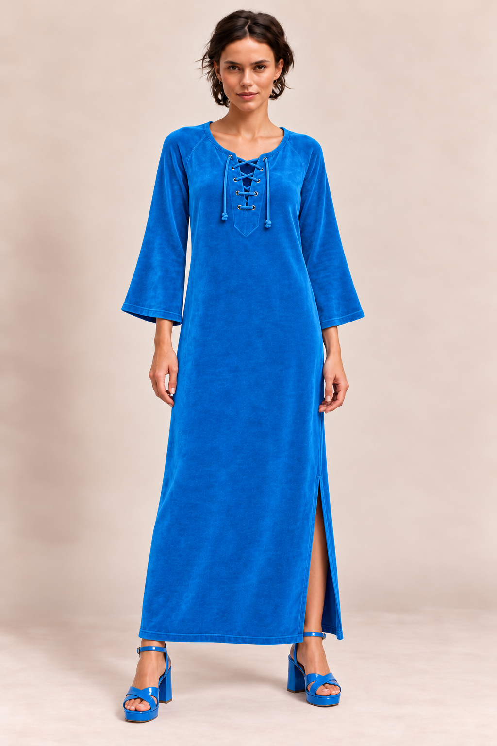 Robe Loulou Bleu Méditerranée