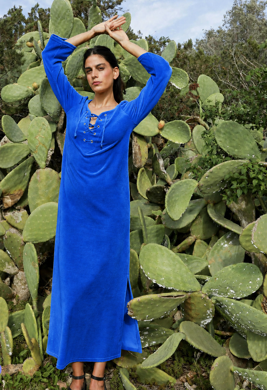 Robe Loulou Bleu Méditerranée