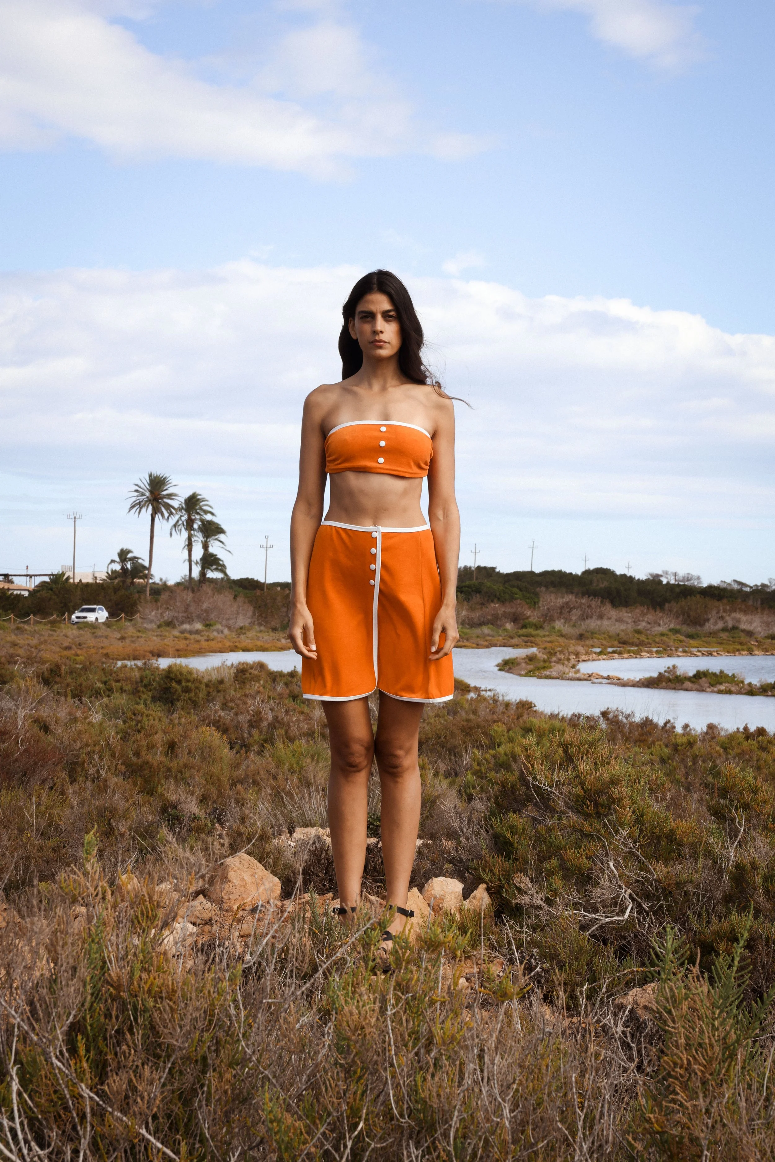 Top Amanda Tangerine