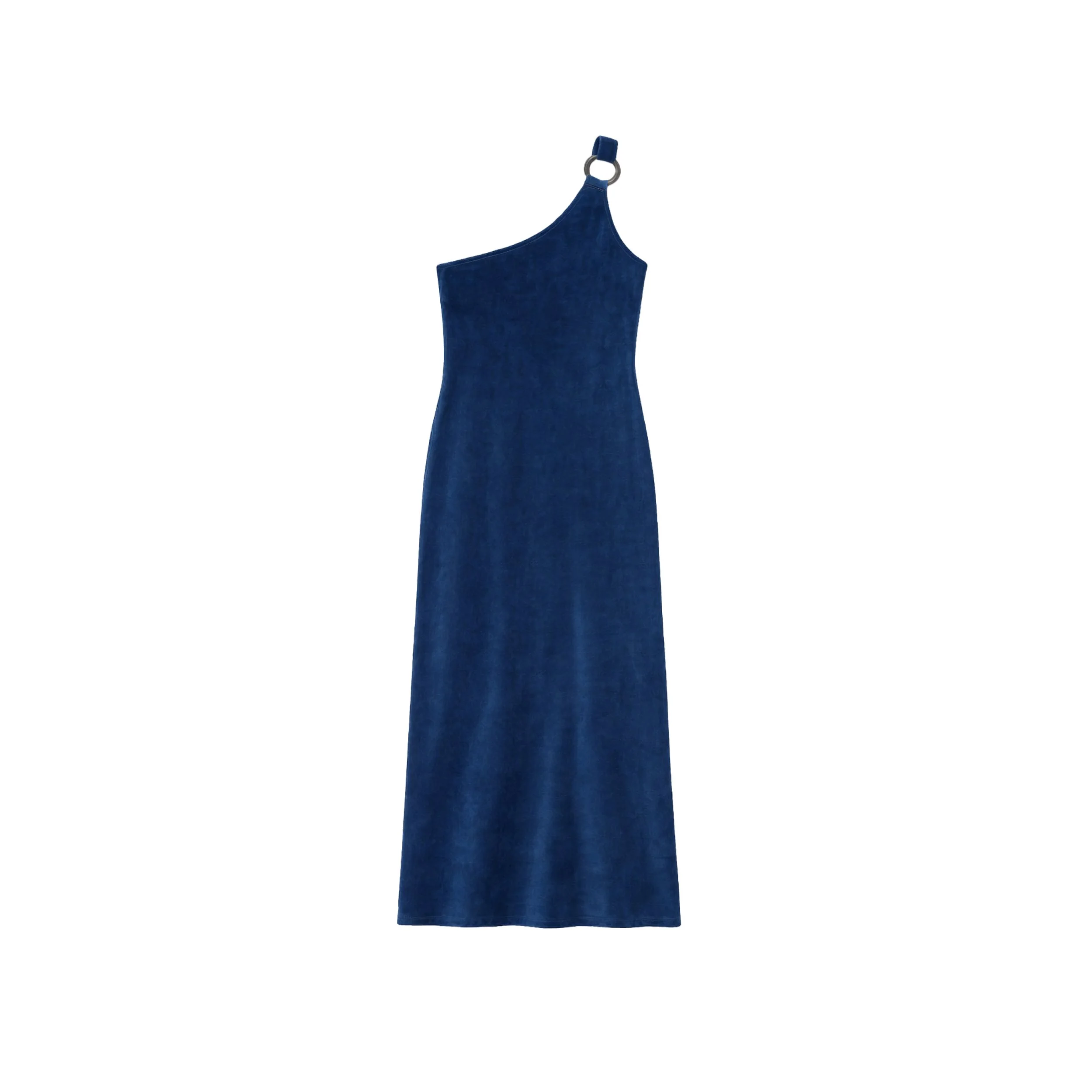 Robe Isabelle Velours Eponge Bleu Nuit