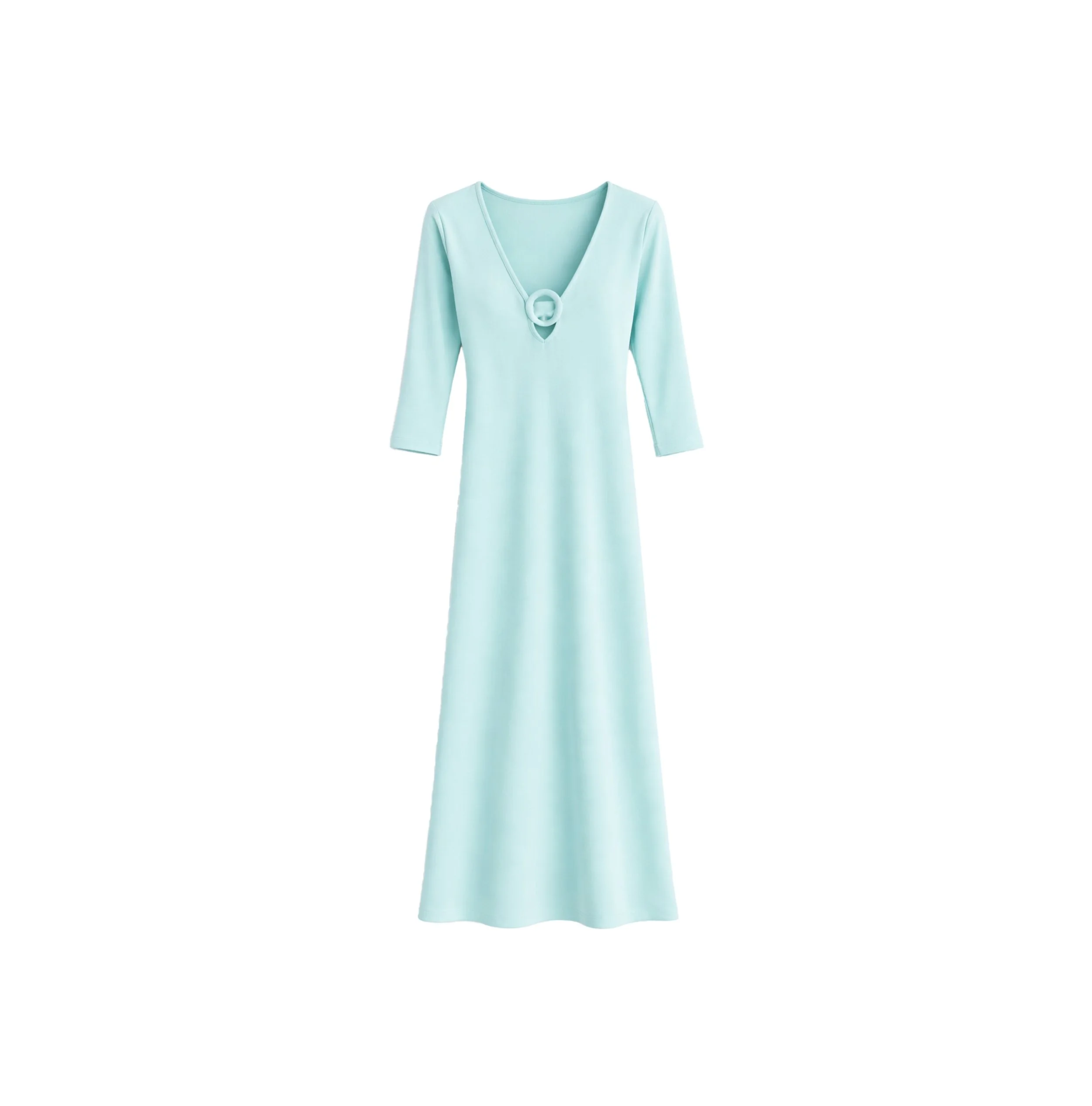 Robe Marisa Velours Eponge Mint