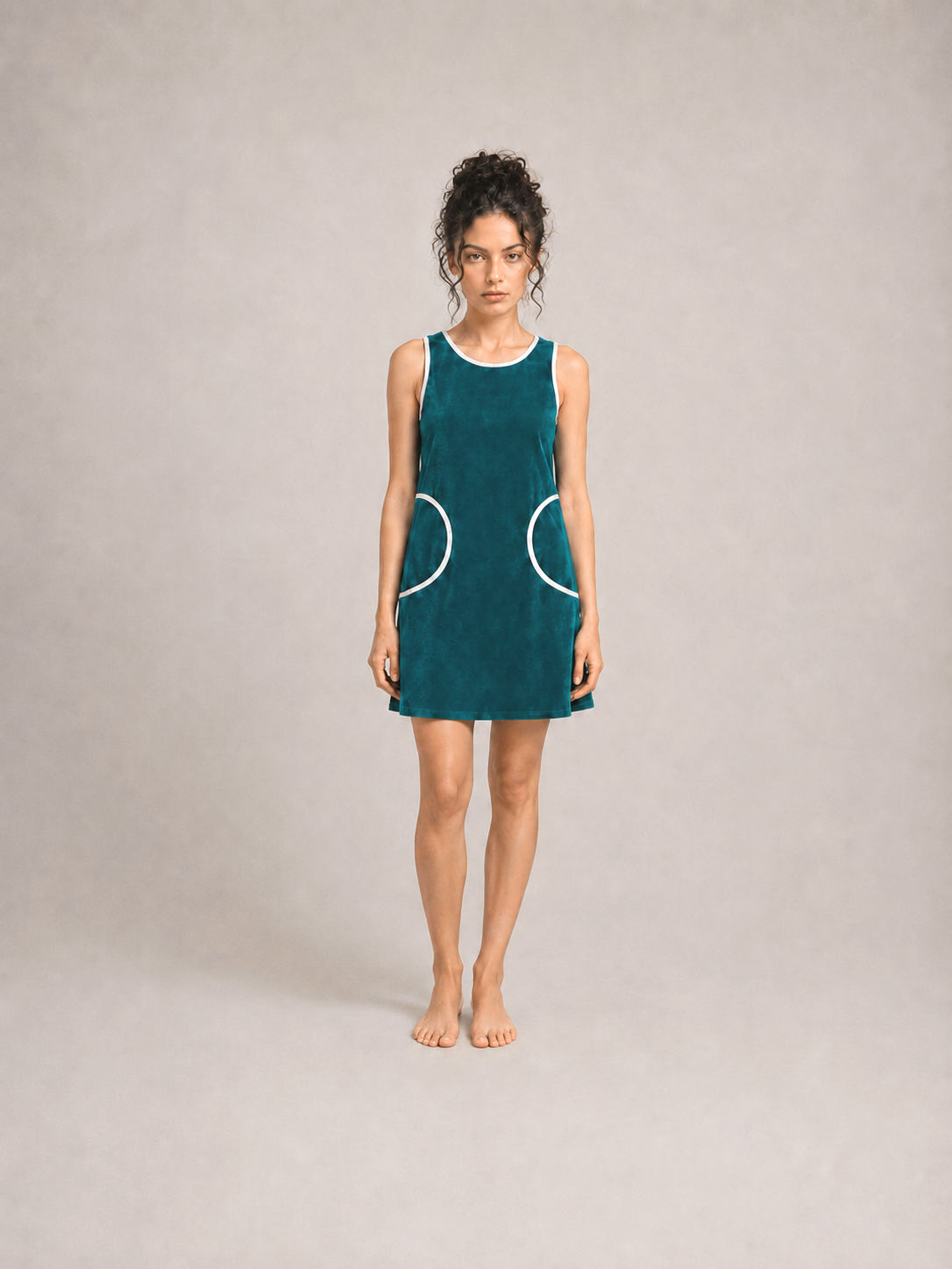 Robe Twiggy Vert Canard
