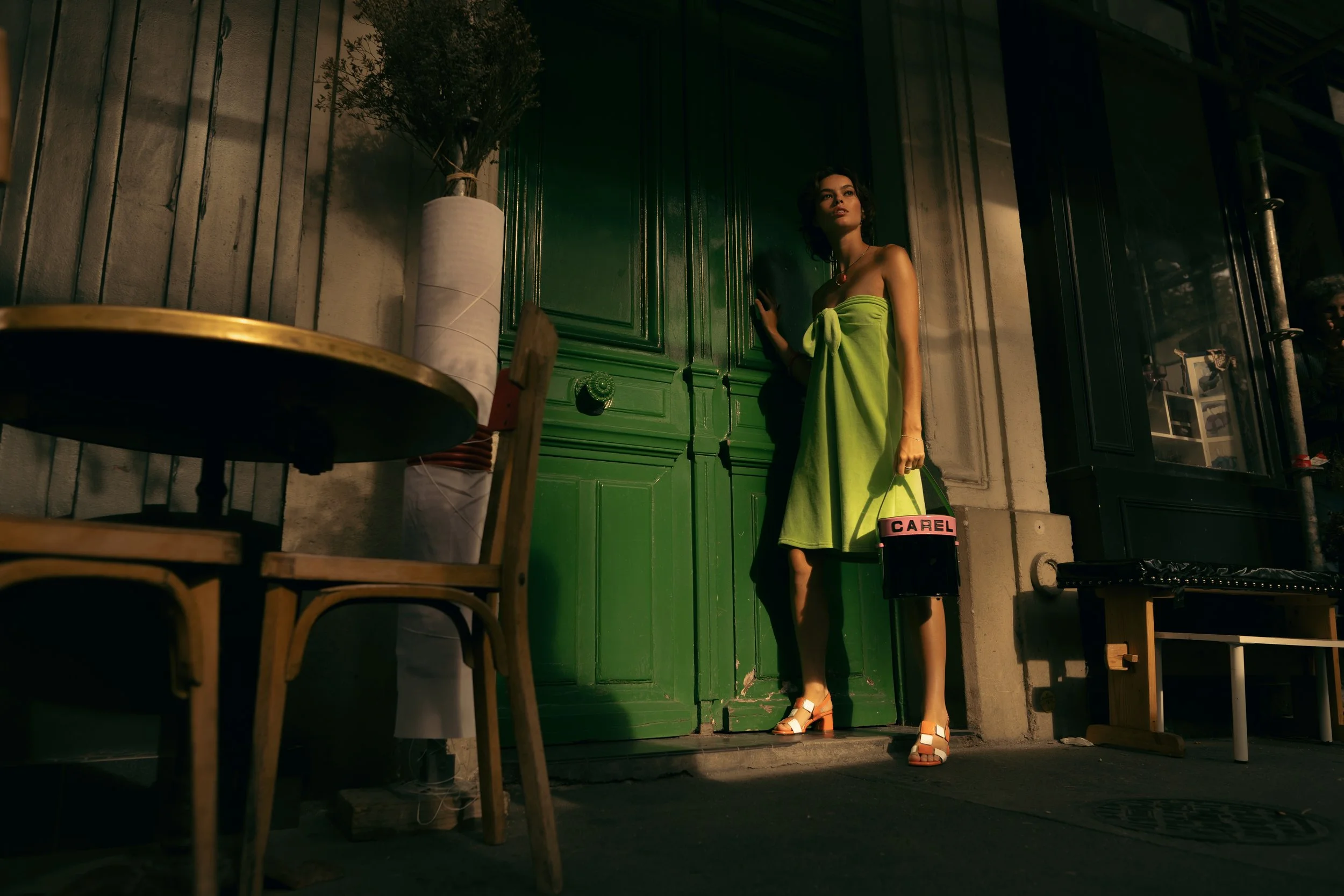 Robe Silvana Vert Anis