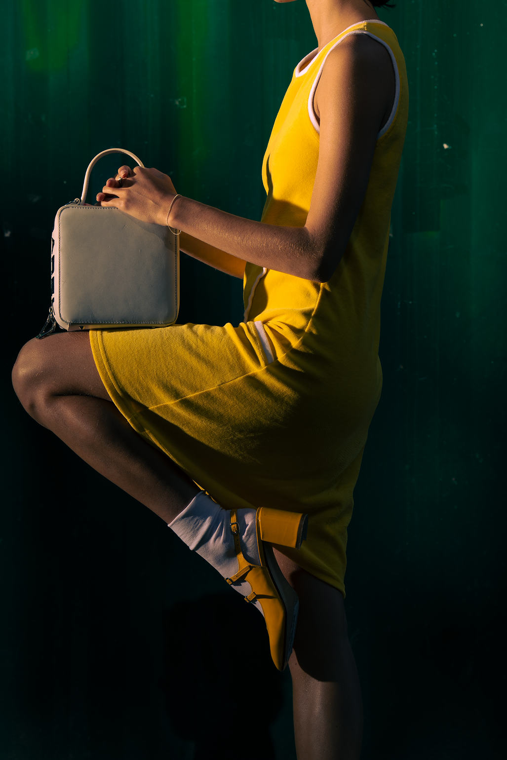 Robe Twiggy Jaune